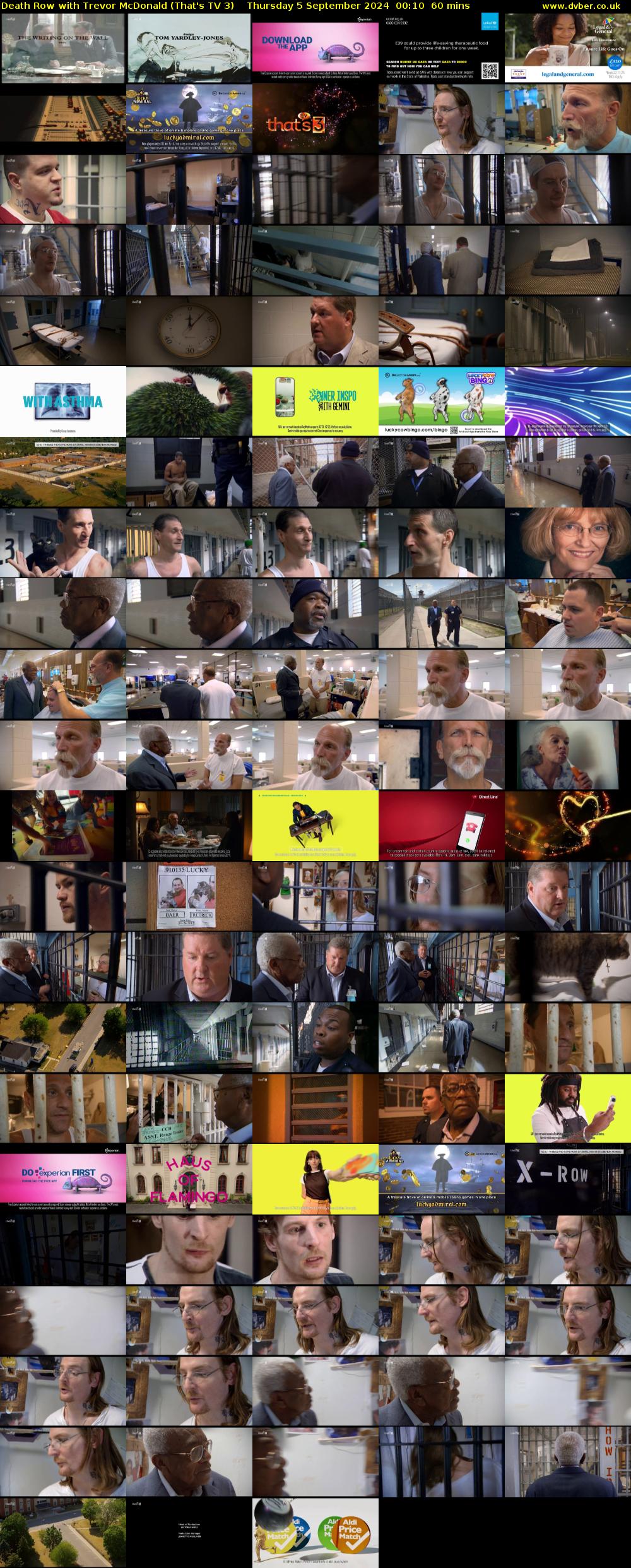 Death Row with Trevor McDonald (That's TV 3) Thursday 5 September 2024 00:10 - 01:10