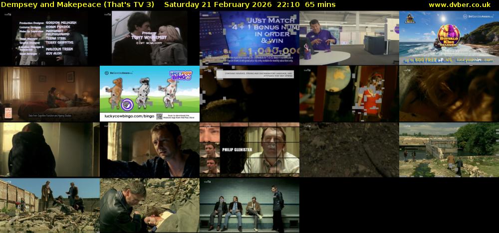 Dempsey and Makepeace (That's TV 3) Saturday 21 February 2026 22:10 - 23:15