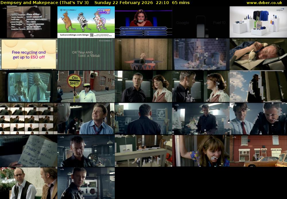 Dempsey and Makepeace (That's TV 3) Sunday 22 February 2026 22:10 - 23:15