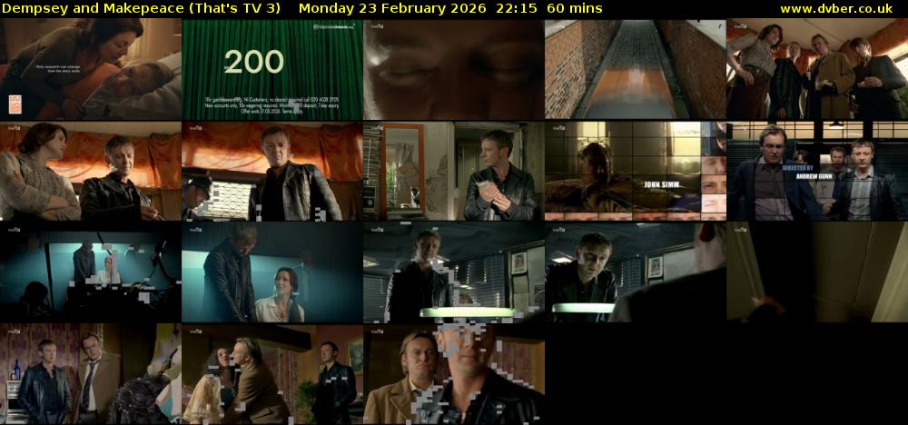 Dempsey and Makepeace (That's TV 3) Monday 23 February 2026 22:15 - 23:15