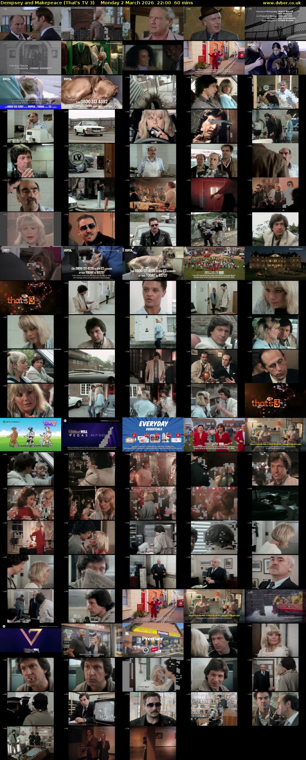 Dempsey and Makepeace (That's TV 3) Monday 2 March 2026 22:00 - 23:00