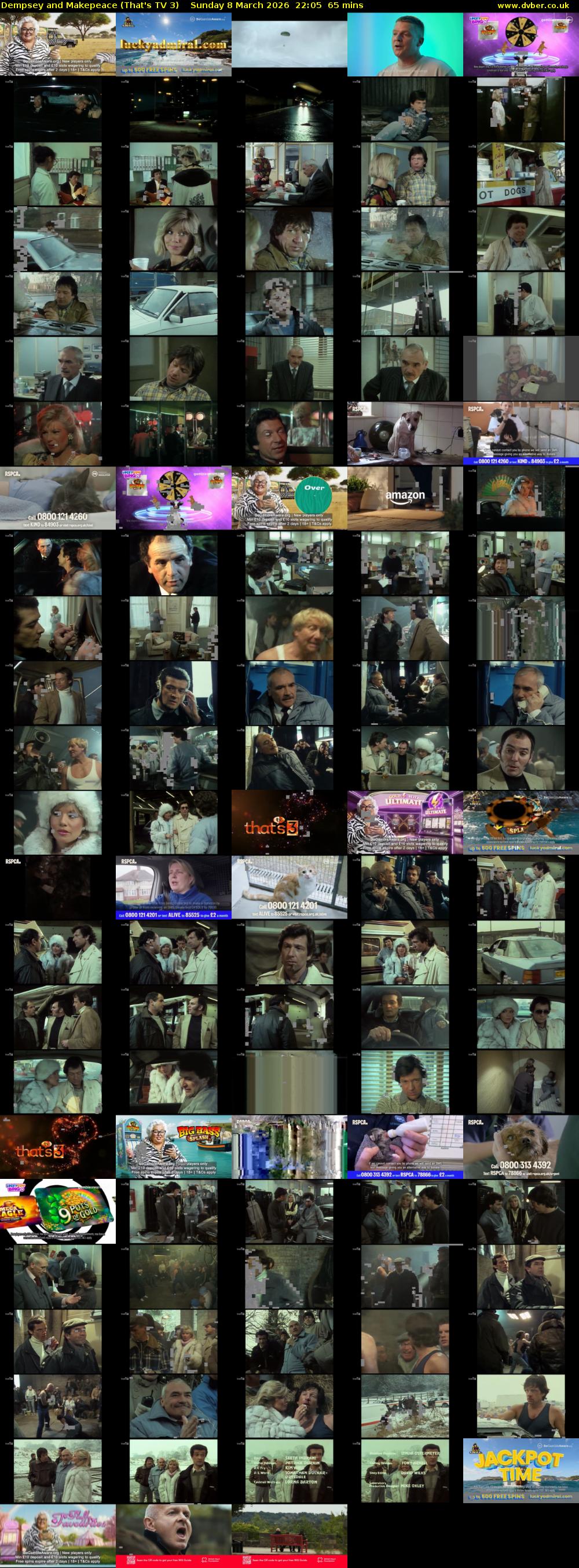 Dempsey and Makepeace (That's TV 3) Sunday 8 March 2026 22:05 - 23:10