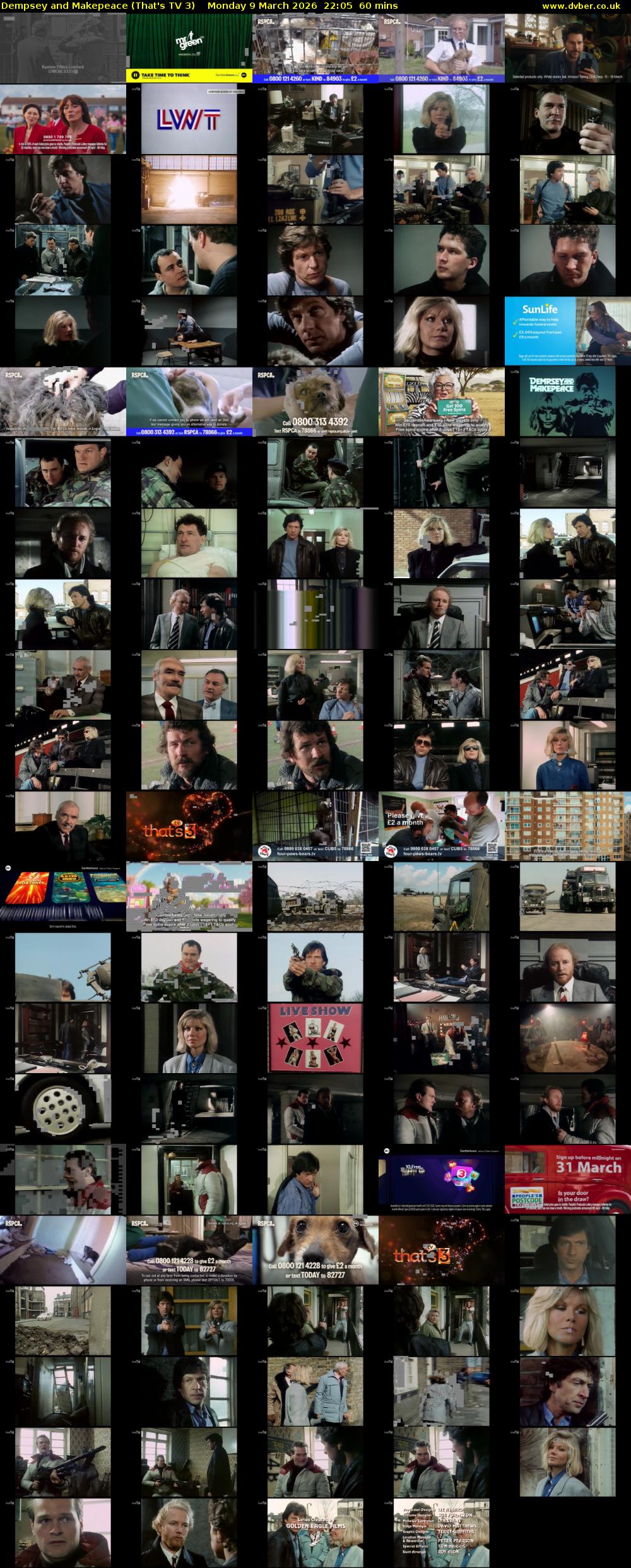 Dempsey and Makepeace (That's TV 3) Monday 9 March 2026 22:05 - 23:05