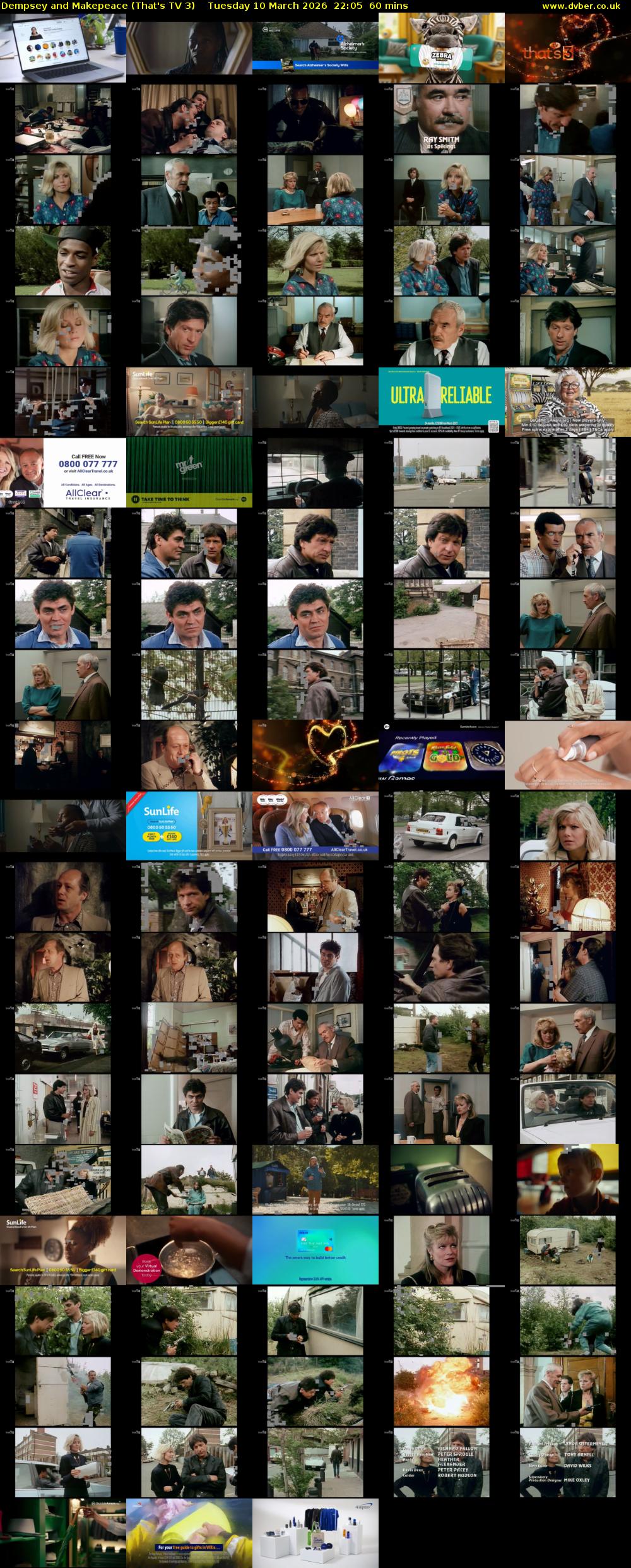 Dempsey and Makepeace (That's TV 3) Tuesday 10 March 2026 22:05 - 23:05