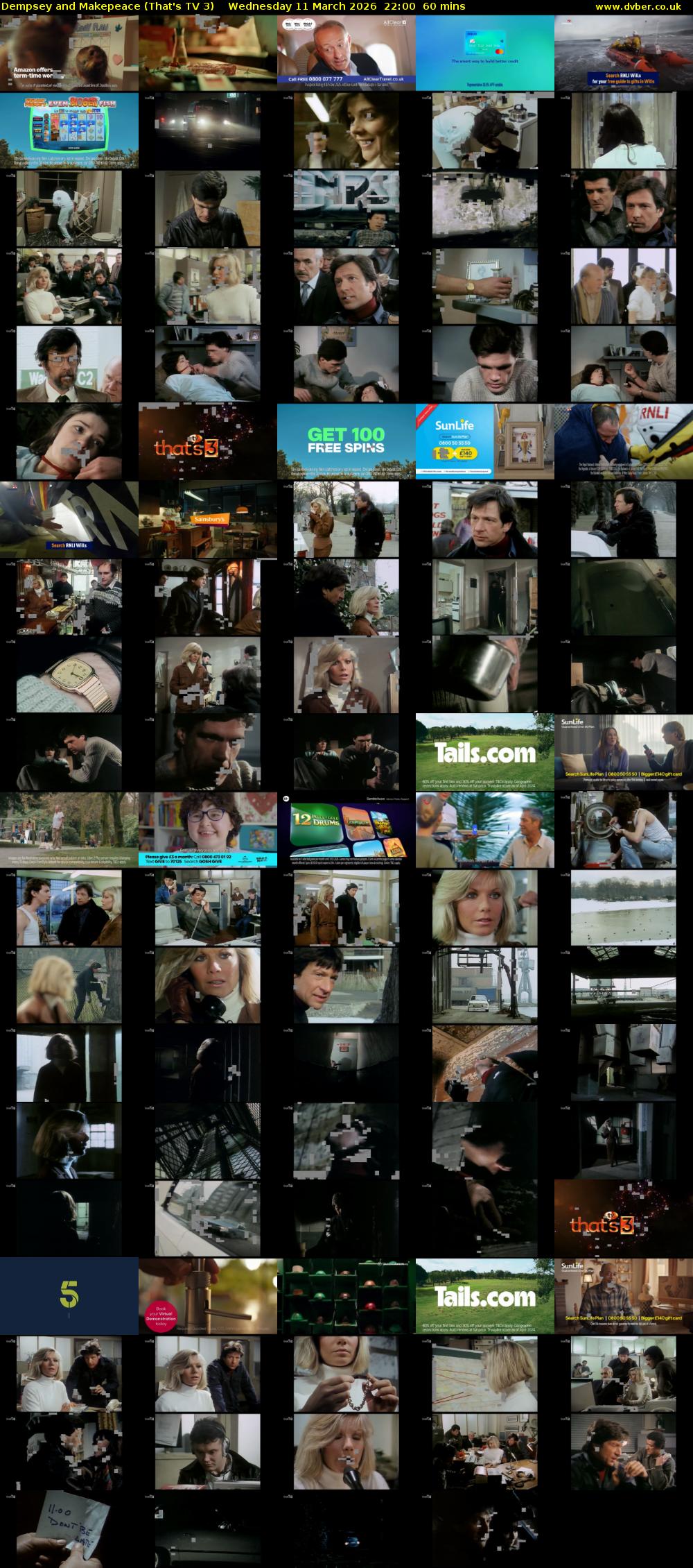 Dempsey and Makepeace (That's TV 3) Wednesday 11 March 2026 22:00 - 23:00