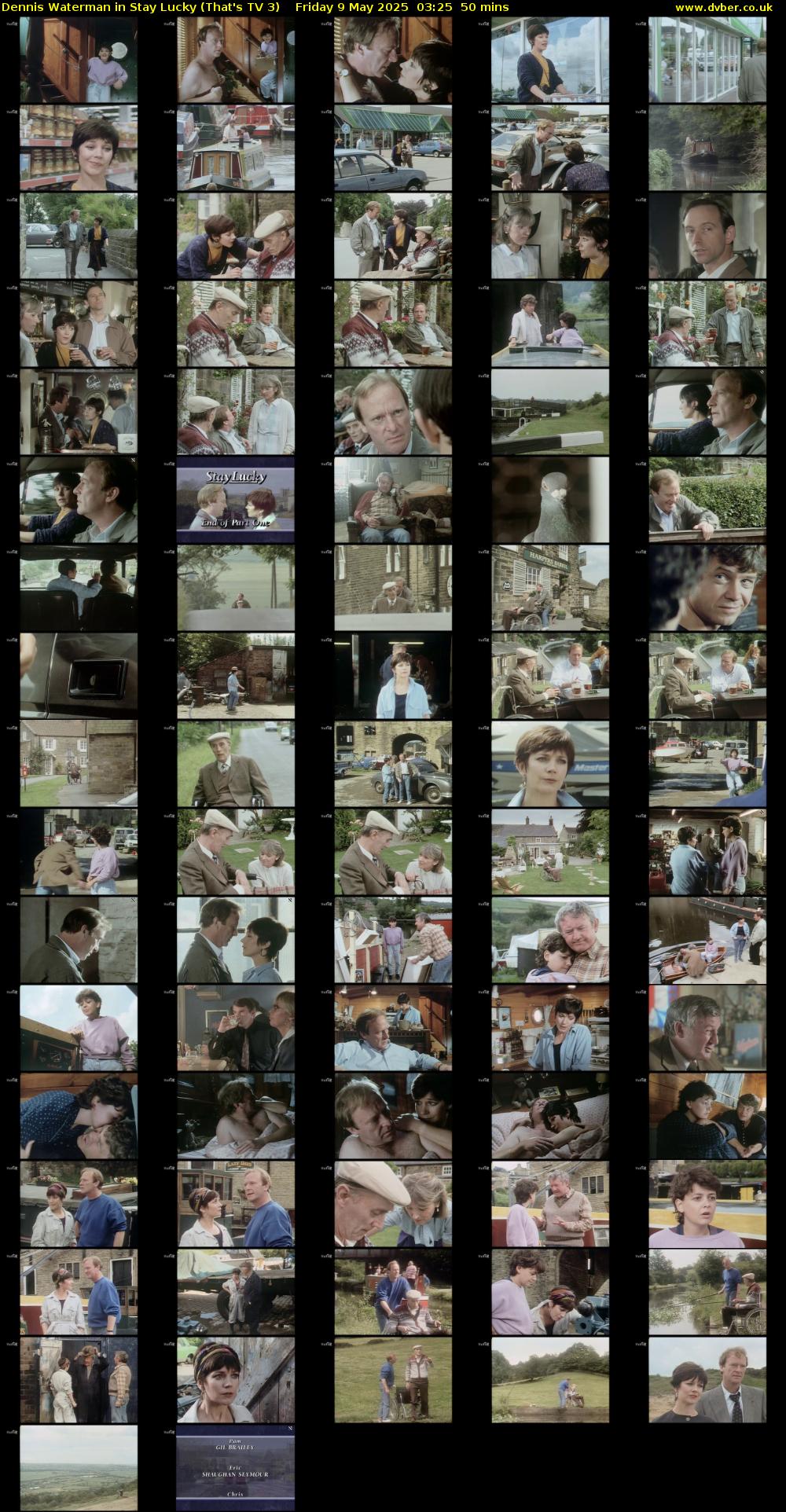 Dennis Waterman in Stay Lucky (That's TV 3) Friday 9 May 2025 03:25 - 04:15