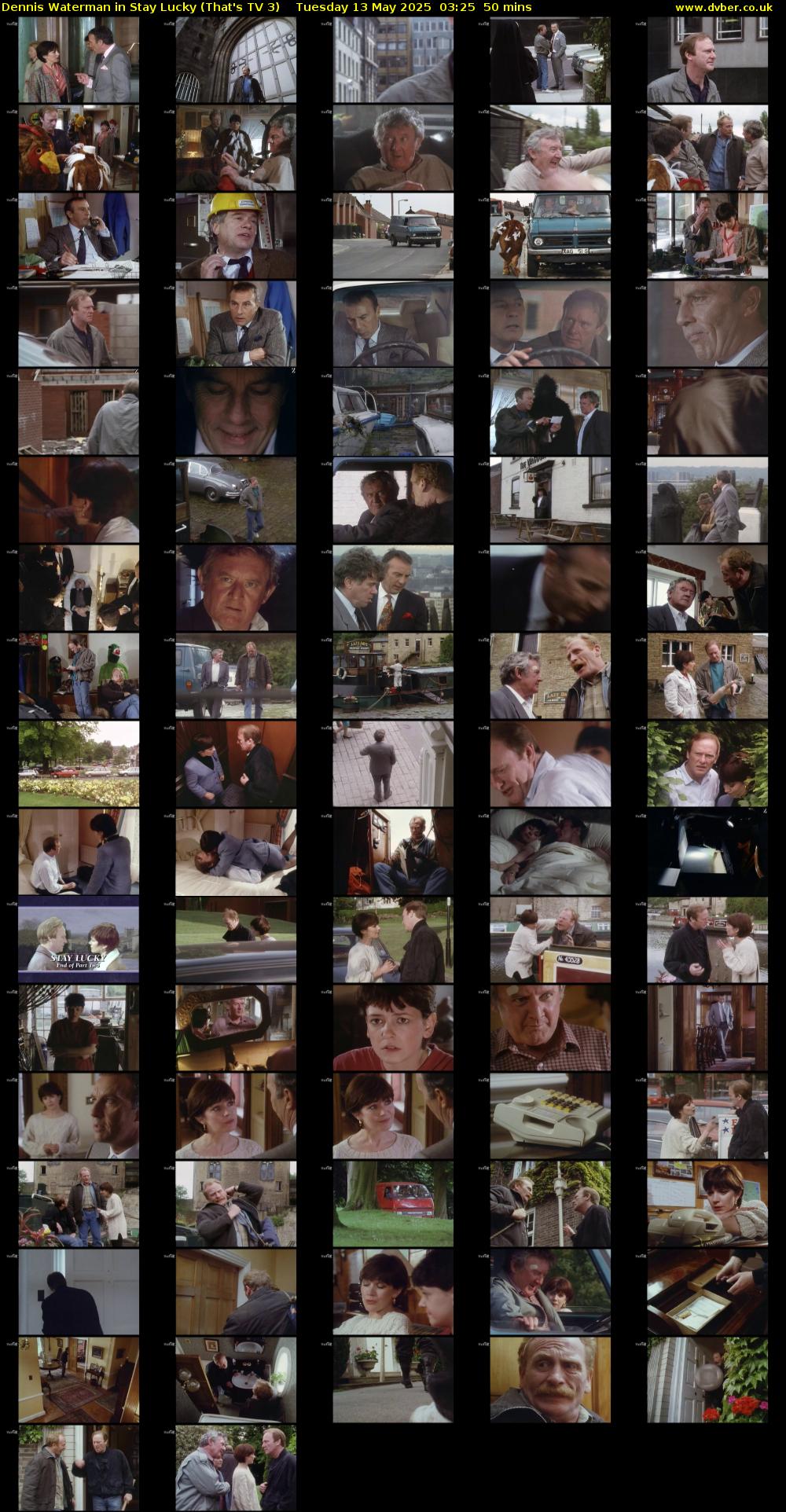 Dennis Waterman in Stay Lucky (That's TV 3) Tuesday 13 May 2025 03:25 - 04:15