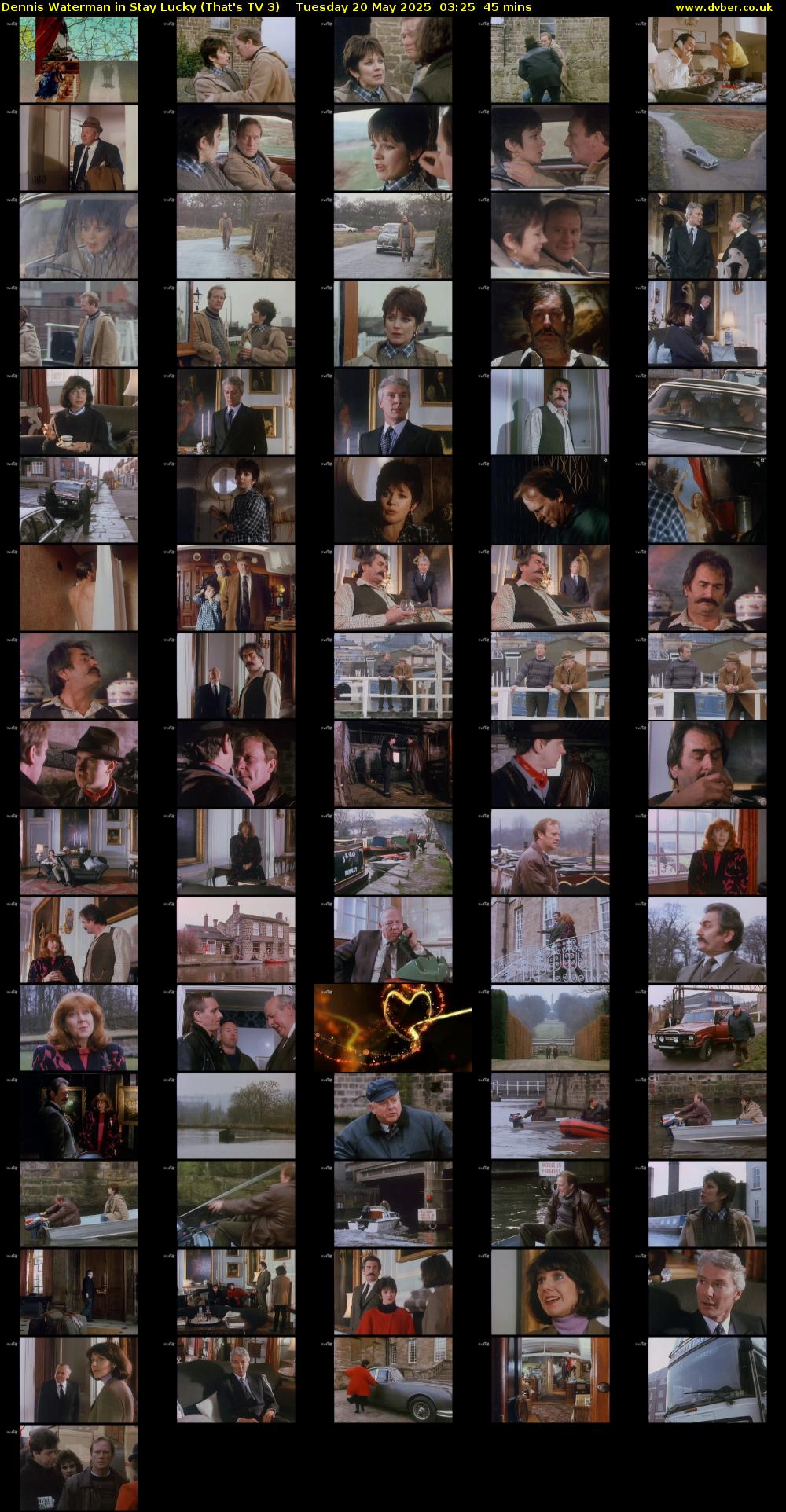 Dennis Waterman in Stay Lucky (That's TV 3) Tuesday 20 May 2025 03:25 - 04:10