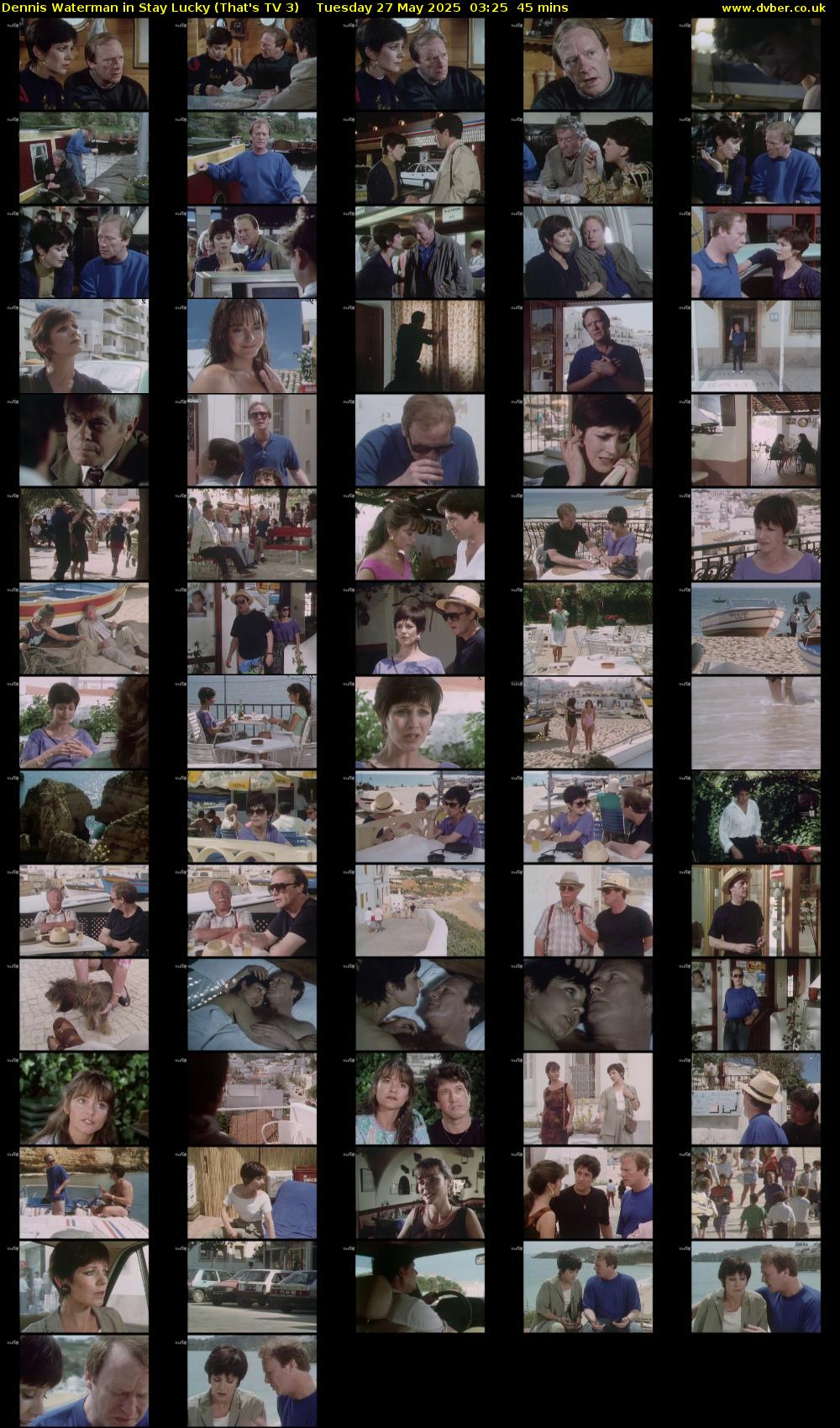 Dennis Waterman in Stay Lucky (That's TV 3) Tuesday 27 May 2025 03:25 - 04:10