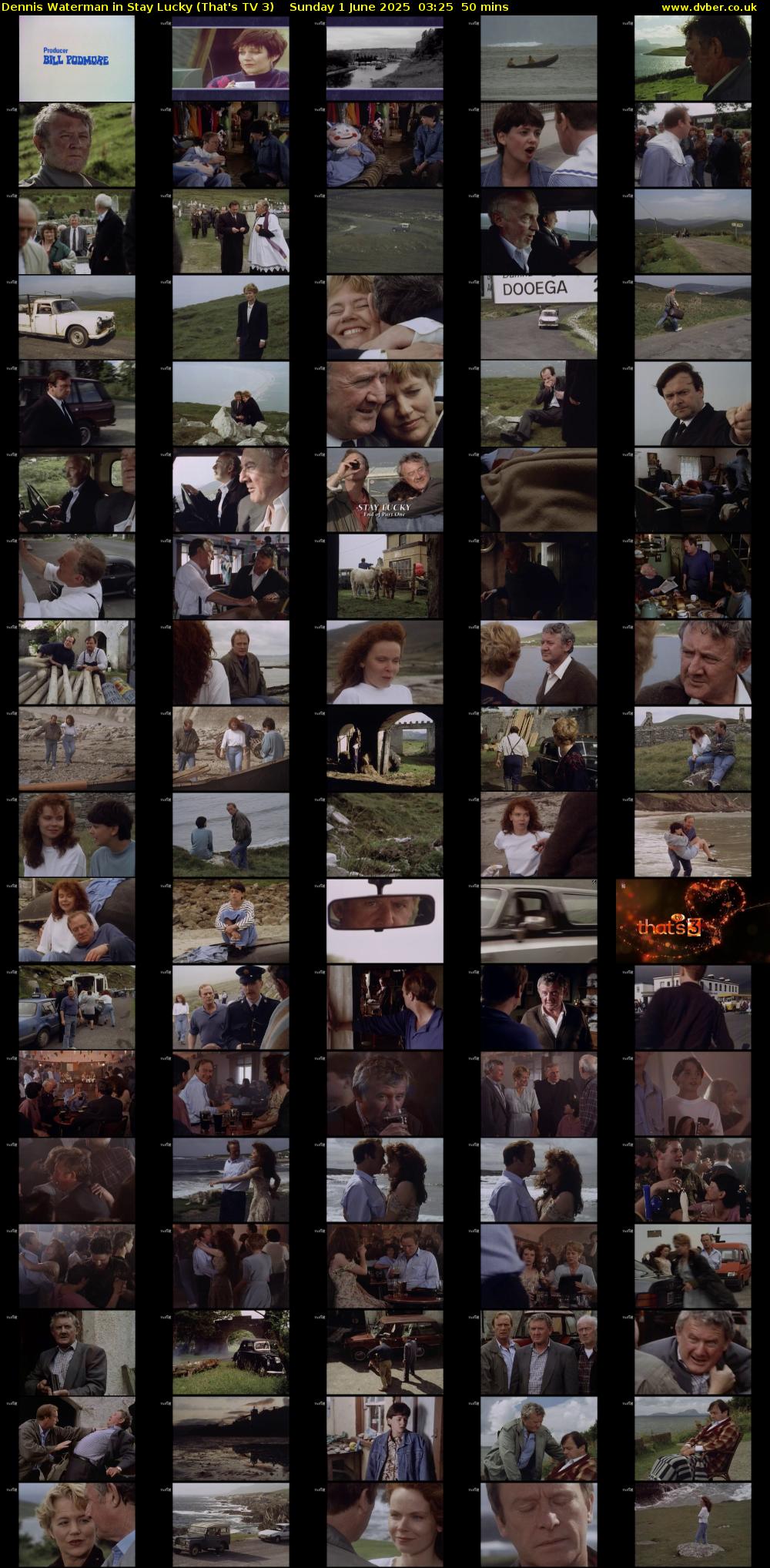 Dennis Waterman in Stay Lucky (That's TV 3) Sunday 1 June 2025 03:25 - 04:15