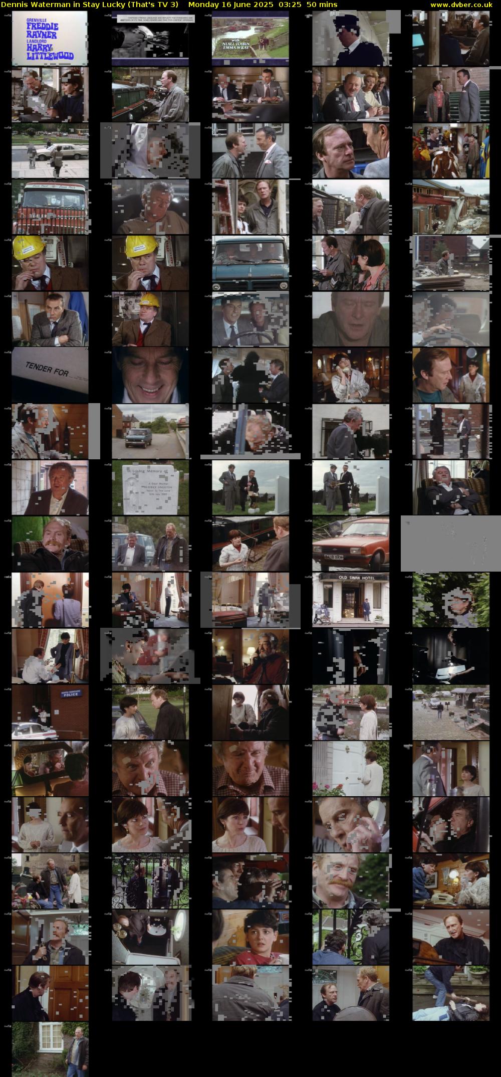 Dennis Waterman in Stay Lucky (That's TV 3) Monday 16 June 2025 03:25 - 04:15