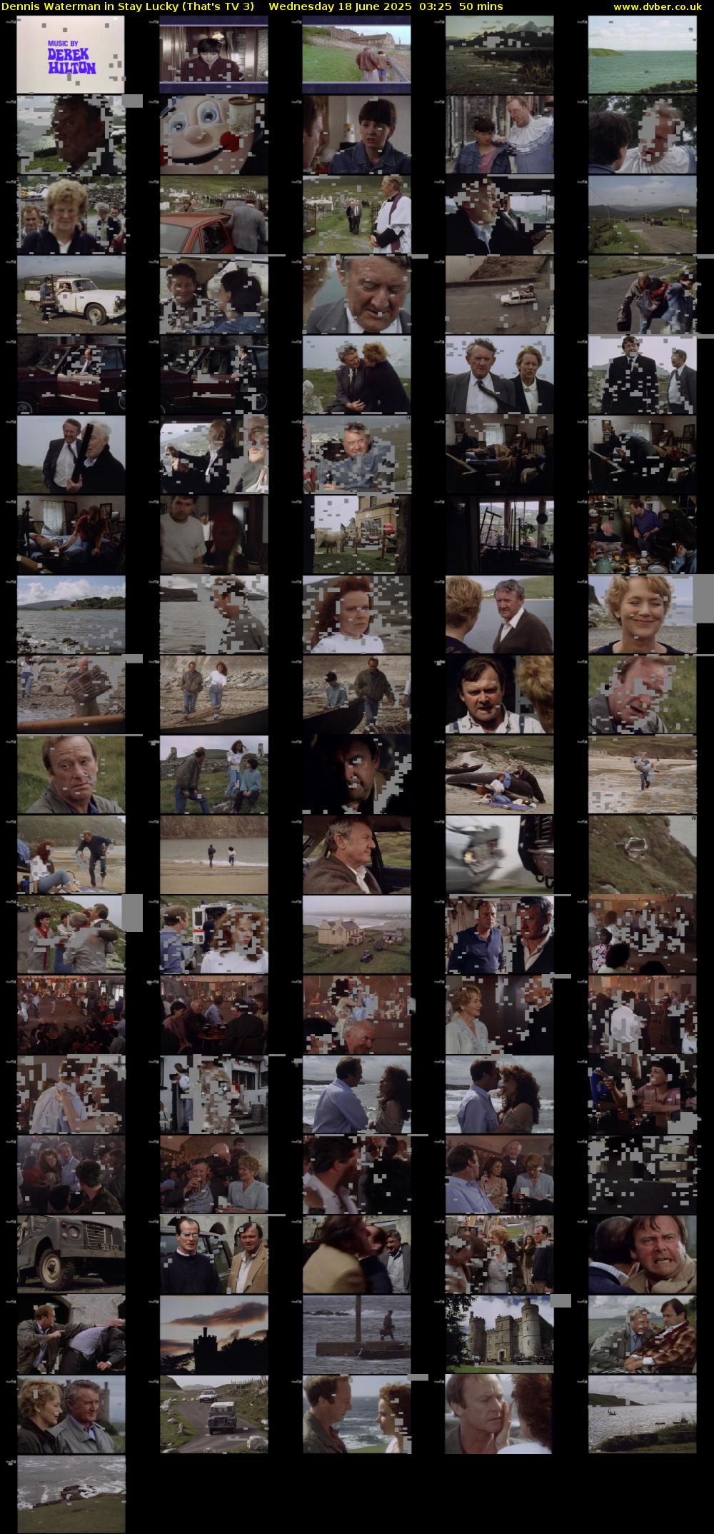 Dennis Waterman in Stay Lucky (That's TV 3) Wednesday 18 June 2025 03:25 - 04:15
