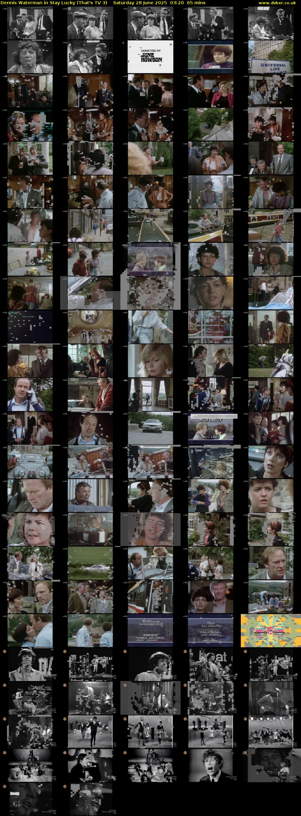 Dennis Waterman in Stay Lucky (That's TV 3) Saturday 28 June 2025 03:20 - 04:25