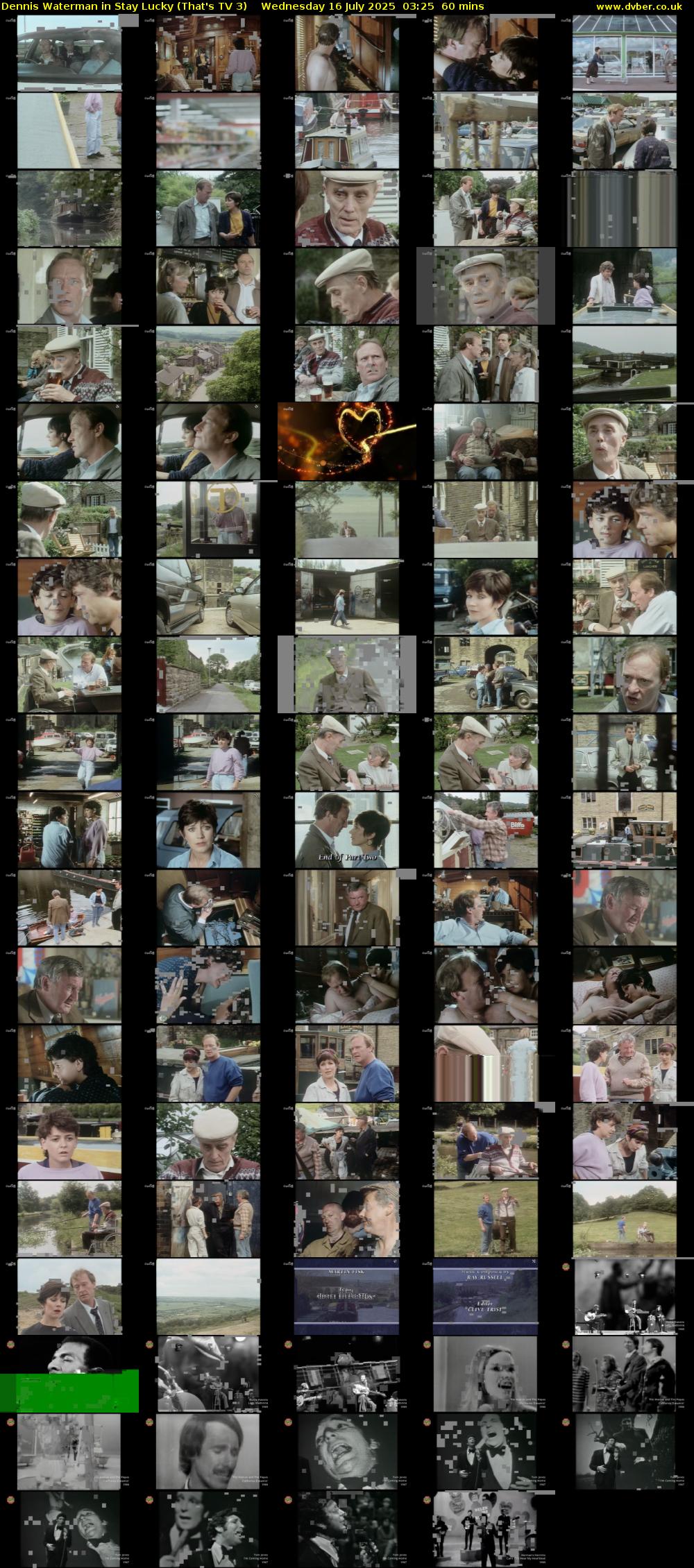 Dennis Waterman in Stay Lucky (That's TV 3) Wednesday 16 July 2025 03:25 - 04:25