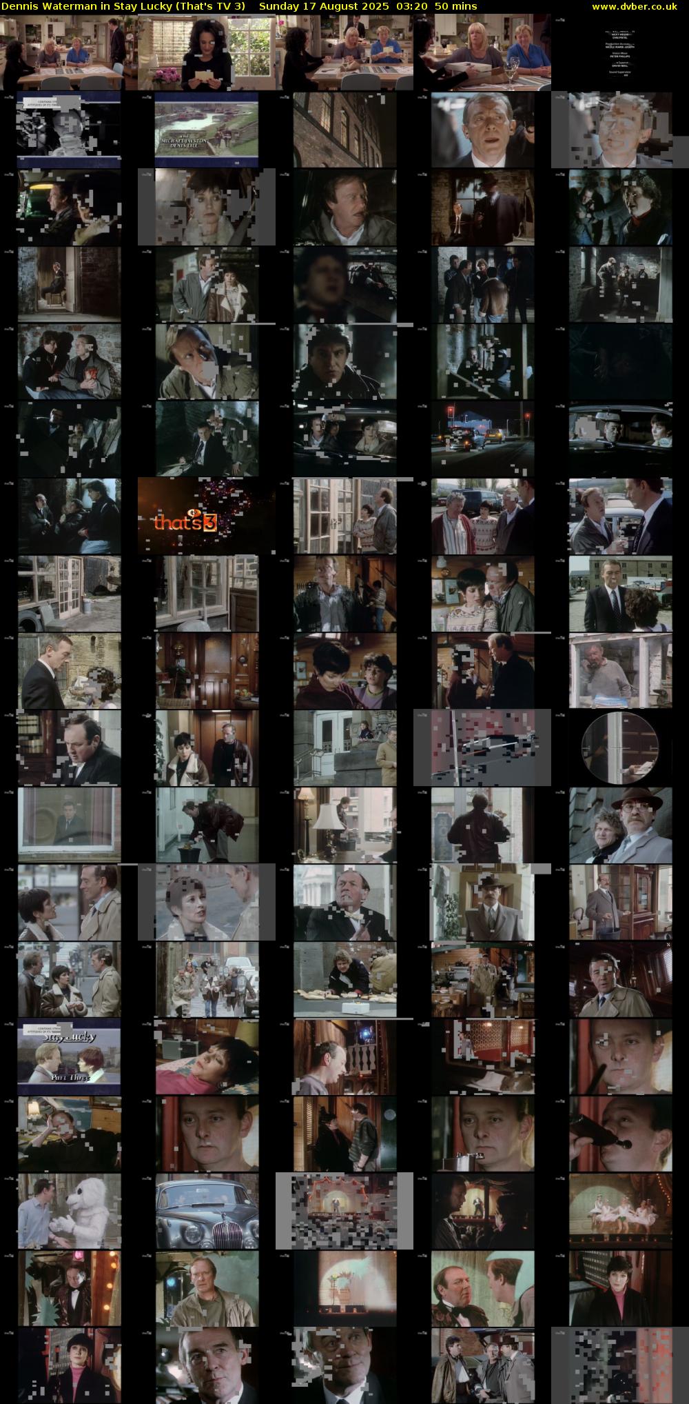Dennis Waterman in Stay Lucky (That's TV 3) Sunday 17 August 2025 03:20 - 04:10