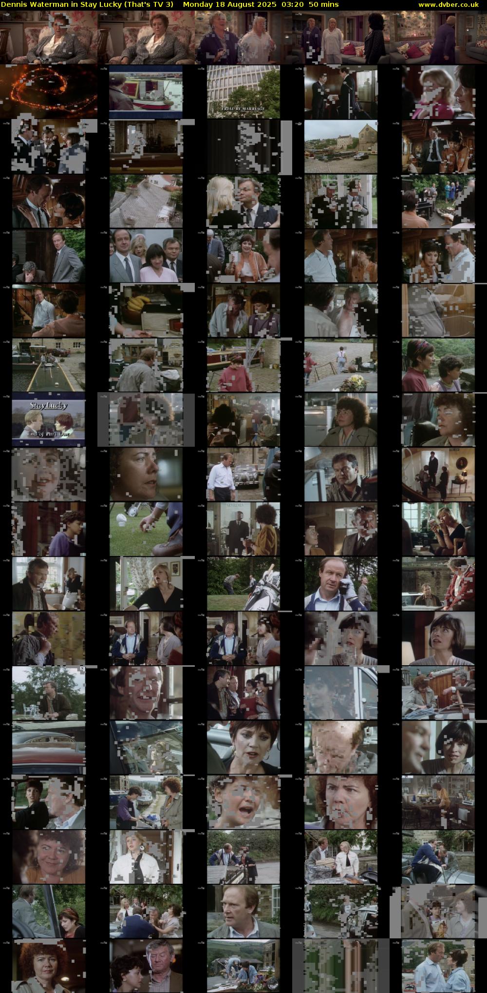 Dennis Waterman in Stay Lucky (That's TV 3) Monday 18 August 2025 03:20 - 04:10