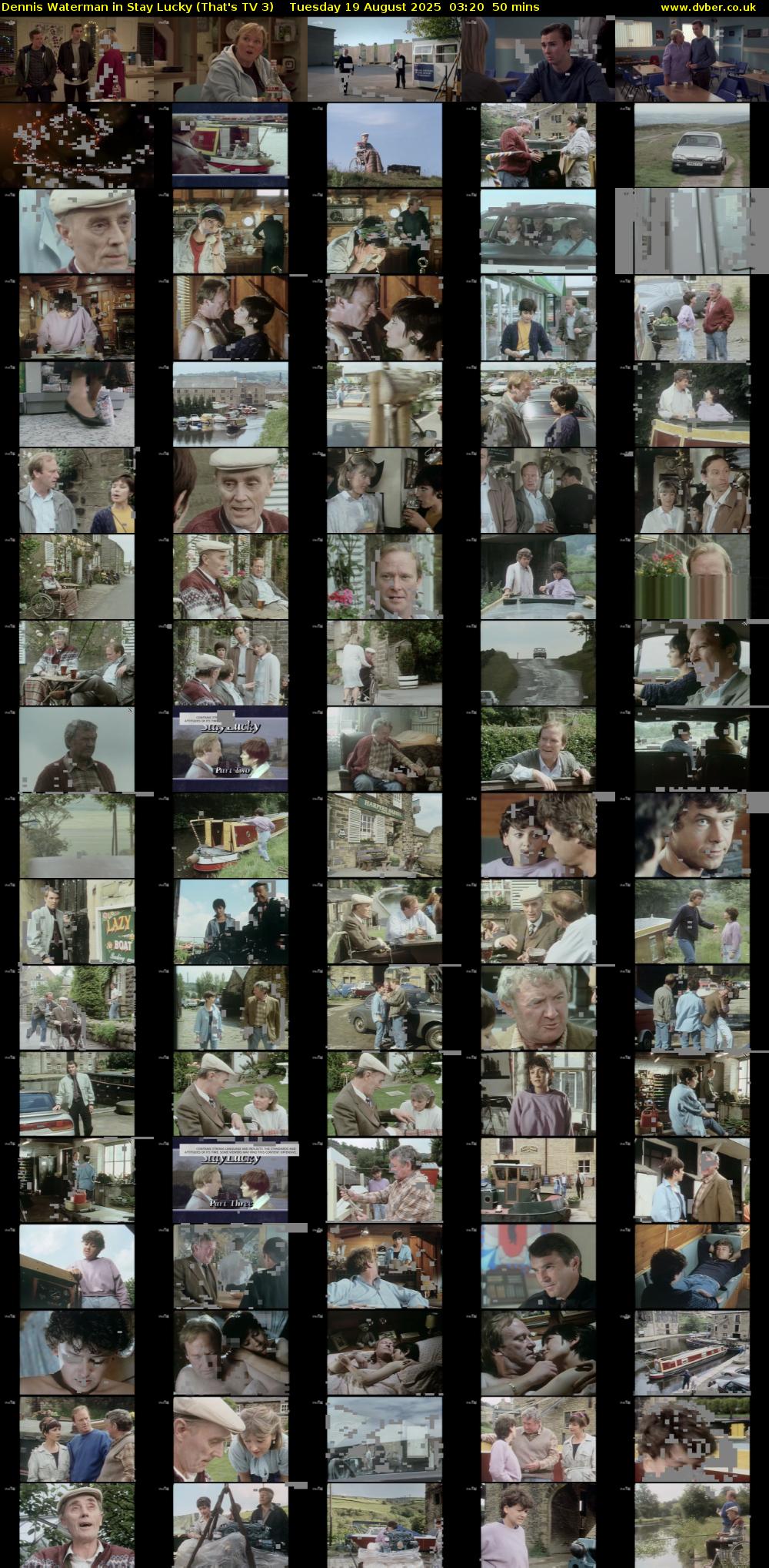 Dennis Waterman in Stay Lucky (That's TV 3) Tuesday 19 August 2025 03:20 - 04:10