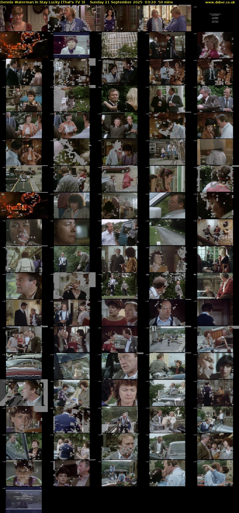 Dennis Waterman in Stay Lucky (That's TV 3) Sunday 21 September 2025 03:20 - 04:10