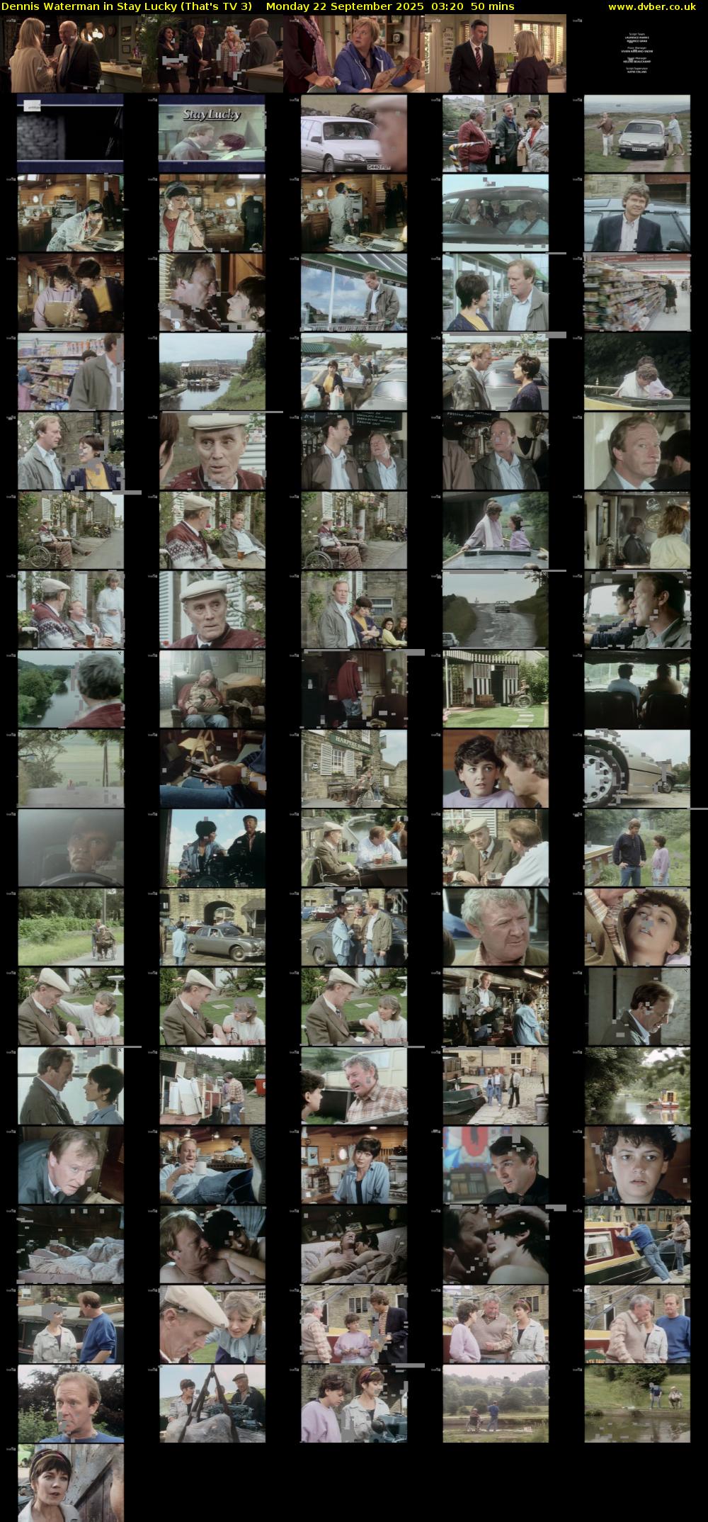 Dennis Waterman in Stay Lucky (That's TV 3) Monday 22 September 2025 03:20 - 04:10