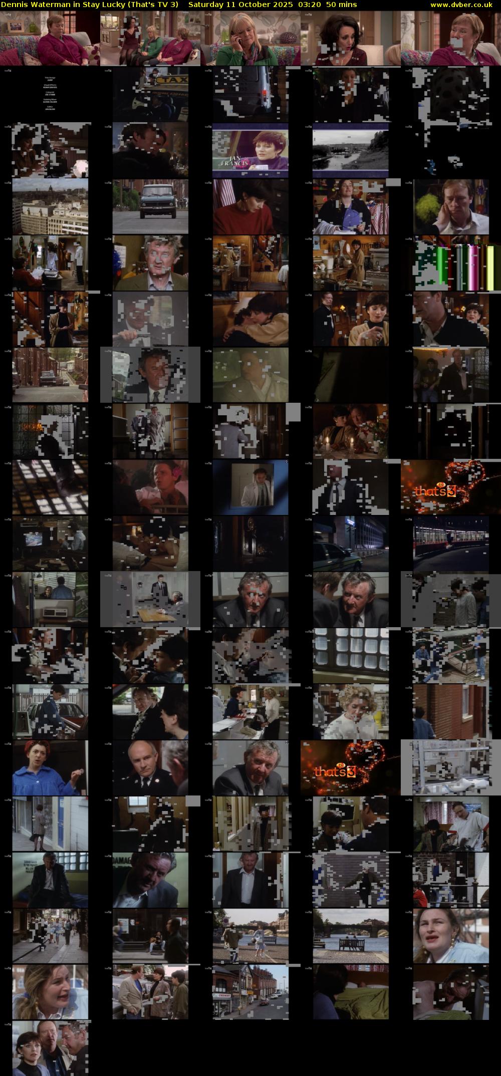 Dennis Waterman in Stay Lucky (That's TV 3) Saturday 11 October 2025 03:20 - 04:10