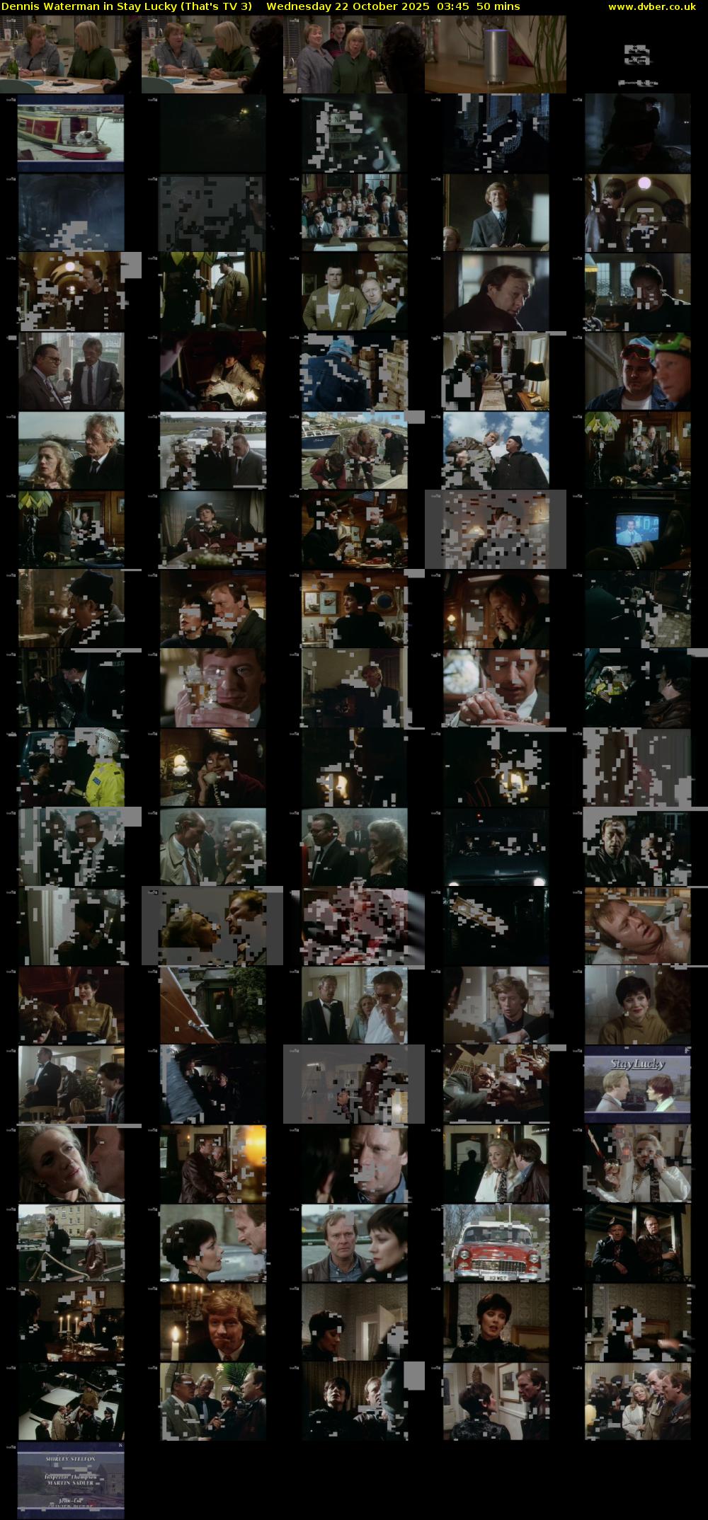 Dennis Waterman in Stay Lucky (That's TV 3) Wednesday 22 October 2025 03:45 - 04:35