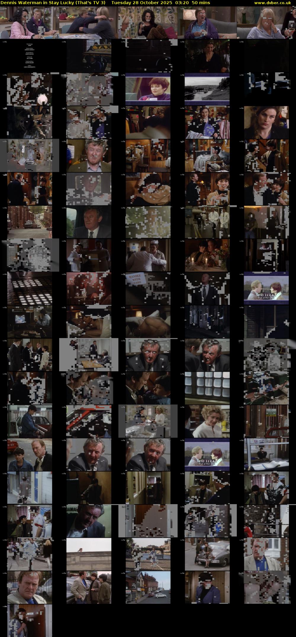 Dennis Waterman in Stay Lucky (That's TV 3) Tuesday 28 October 2025 03:20 - 04:10