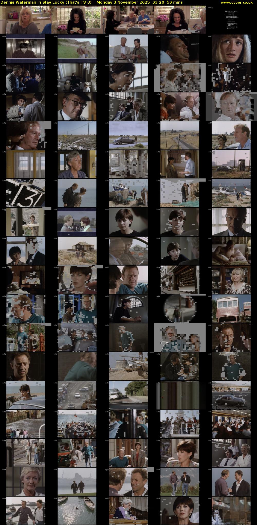 Dennis Waterman in Stay Lucky (That's TV 3) Monday 3 November 2025 03:20 - 04:10