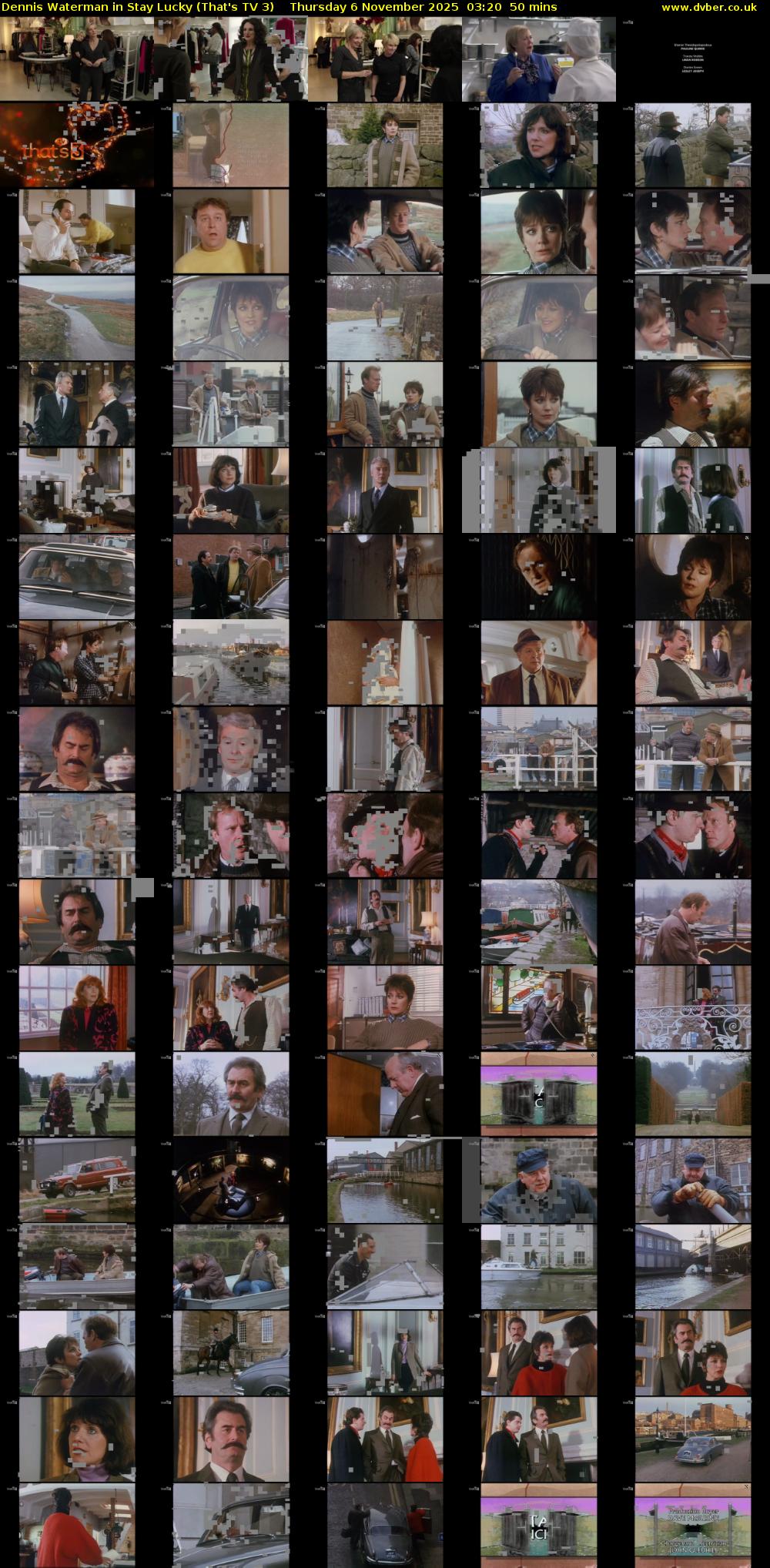 Dennis Waterman in Stay Lucky (That's TV 3) Thursday 6 November 2025 03:20 - 04:10