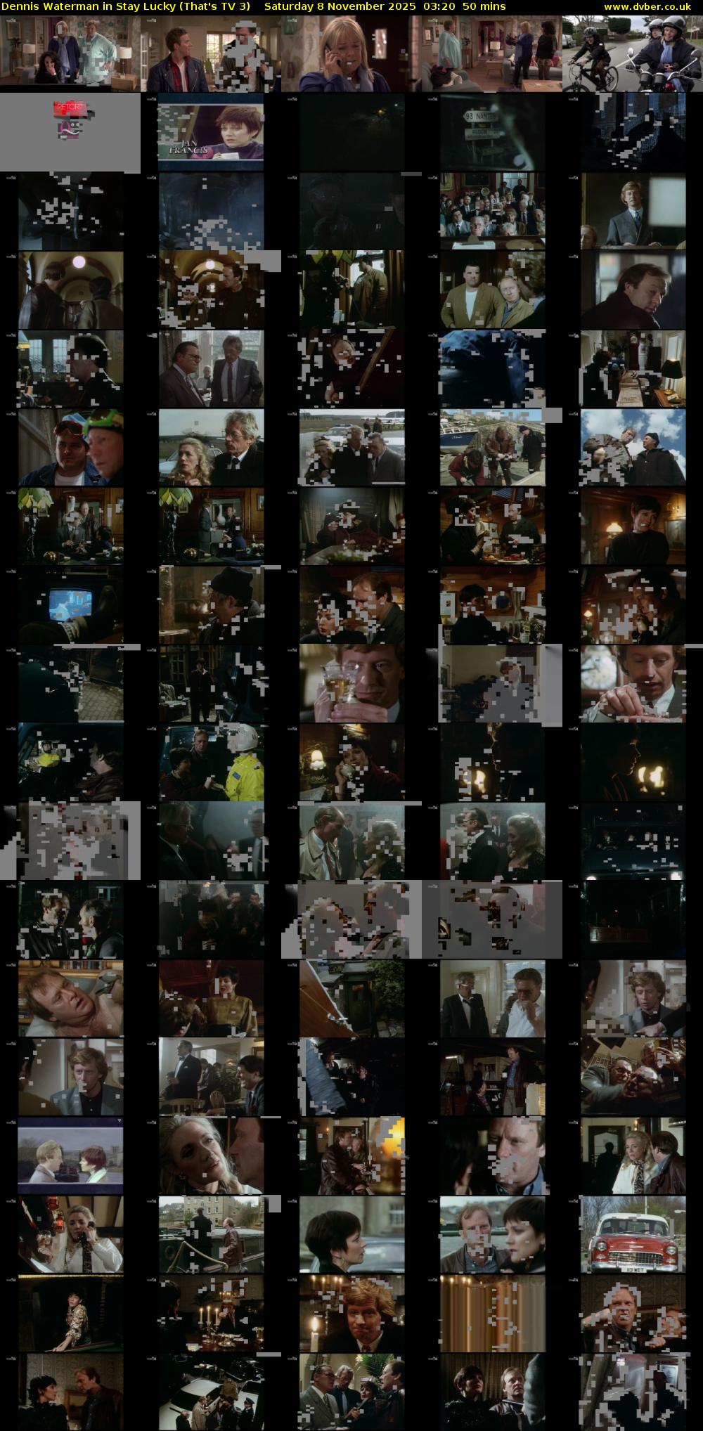 Dennis Waterman in Stay Lucky (That's TV 3) Saturday 8 November 2025 03:20 - 04:10