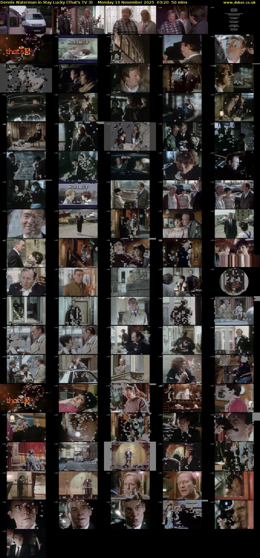 Dennis Waterman in Stay Lucky (That's TV 3) Monday 10 November 2025 03:20 - 04:10