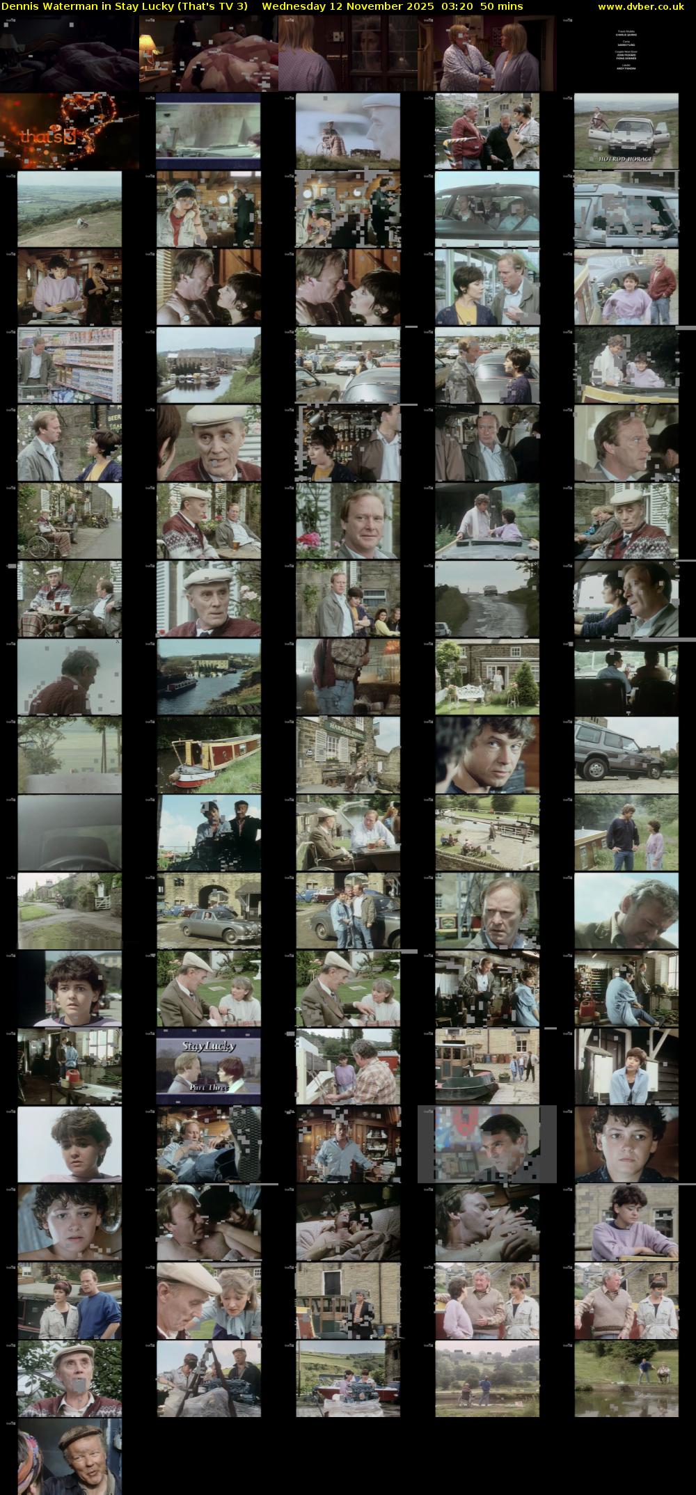 Dennis Waterman in Stay Lucky (That's TV 3) Wednesday 12 November 2025 03:20 - 04:10