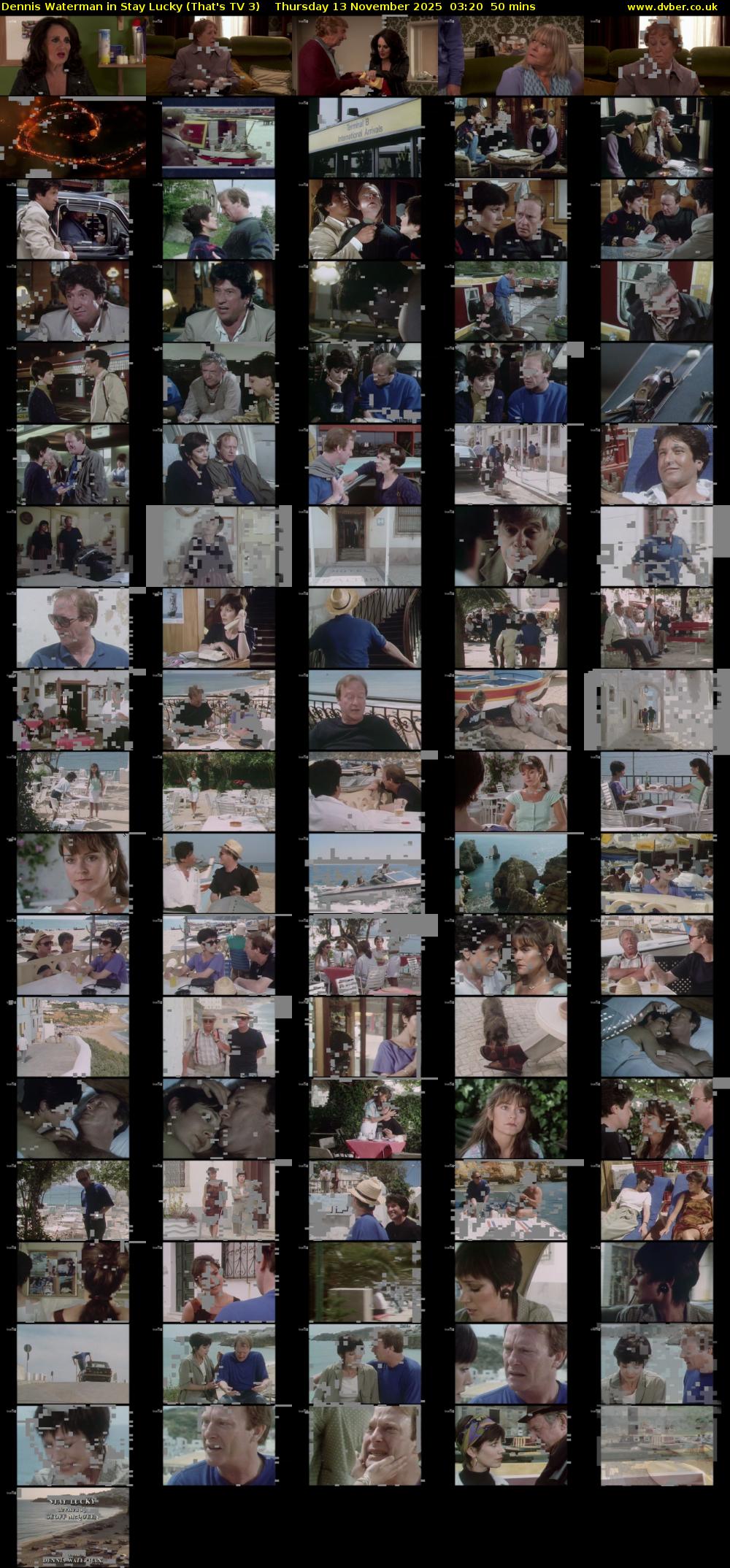 Dennis Waterman in Stay Lucky (That's TV 3) Thursday 13 November 2025 03:20 - 04:10