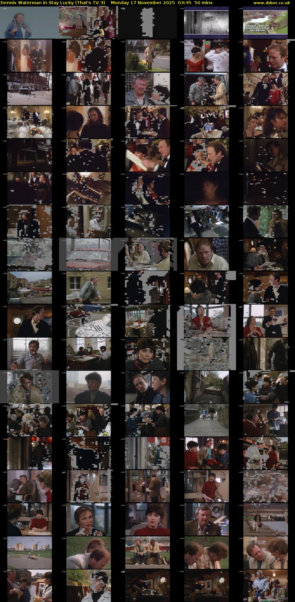 Dennis Waterman in Stay Lucky (That's TV 3) Monday 17 November 2025 03:45 - 04:35