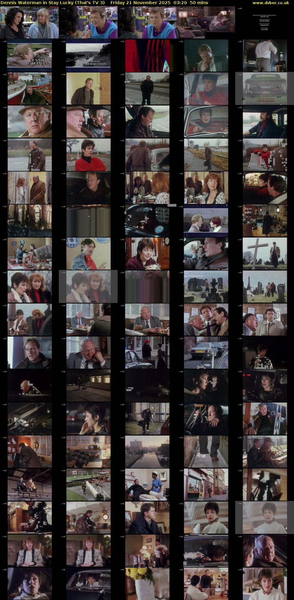 Dennis Waterman in Stay Lucky (That's TV 3) Friday 21 November 2025 03:20 - 04:10