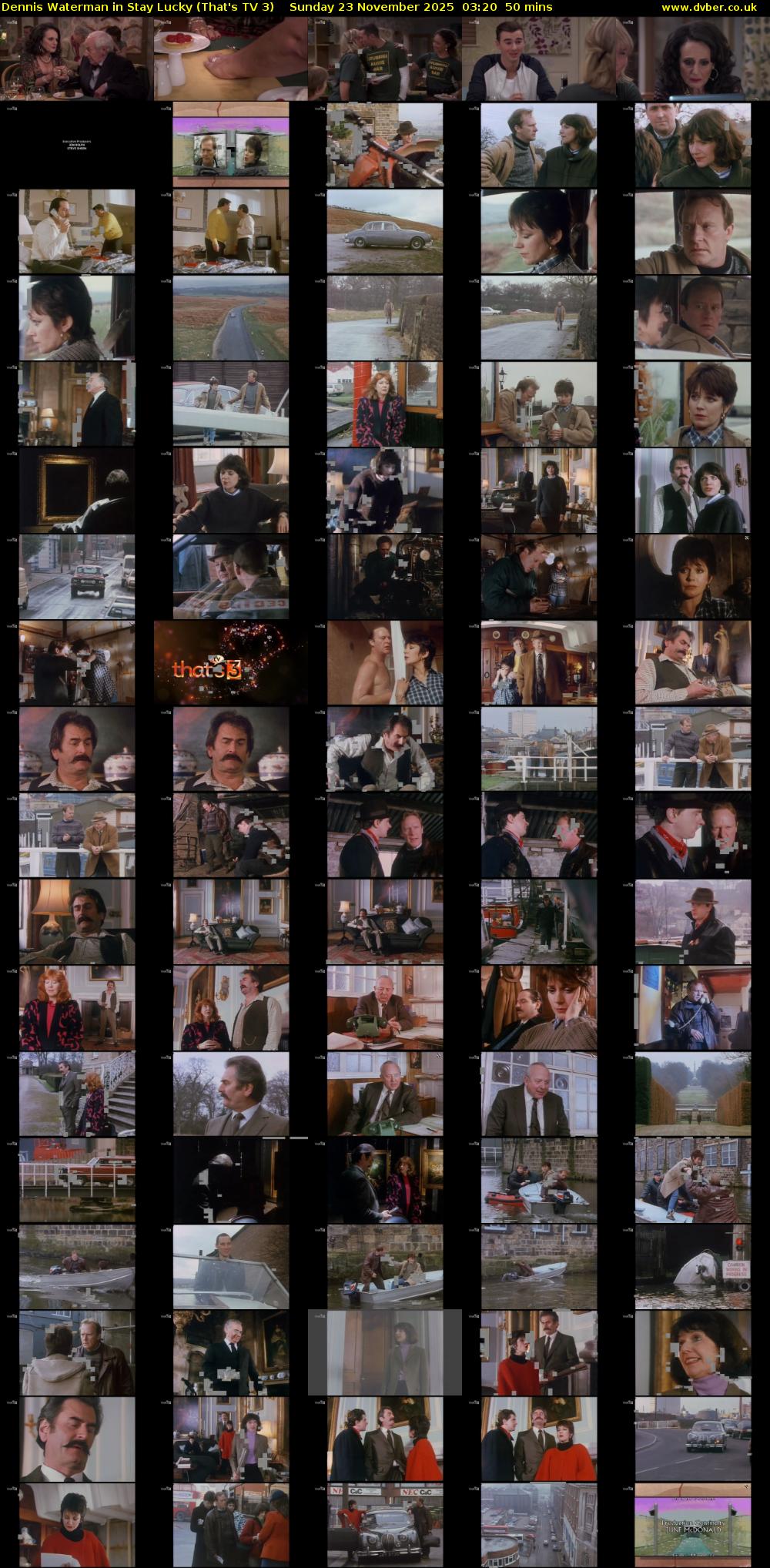 Dennis Waterman in Stay Lucky (That's TV 3) Sunday 23 November 2025 03:20 - 04:10