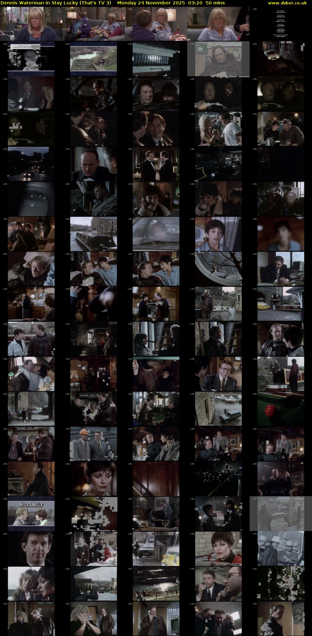 Dennis Waterman in Stay Lucky (That's TV 3) Monday 24 November 2025 03:20 - 04:10