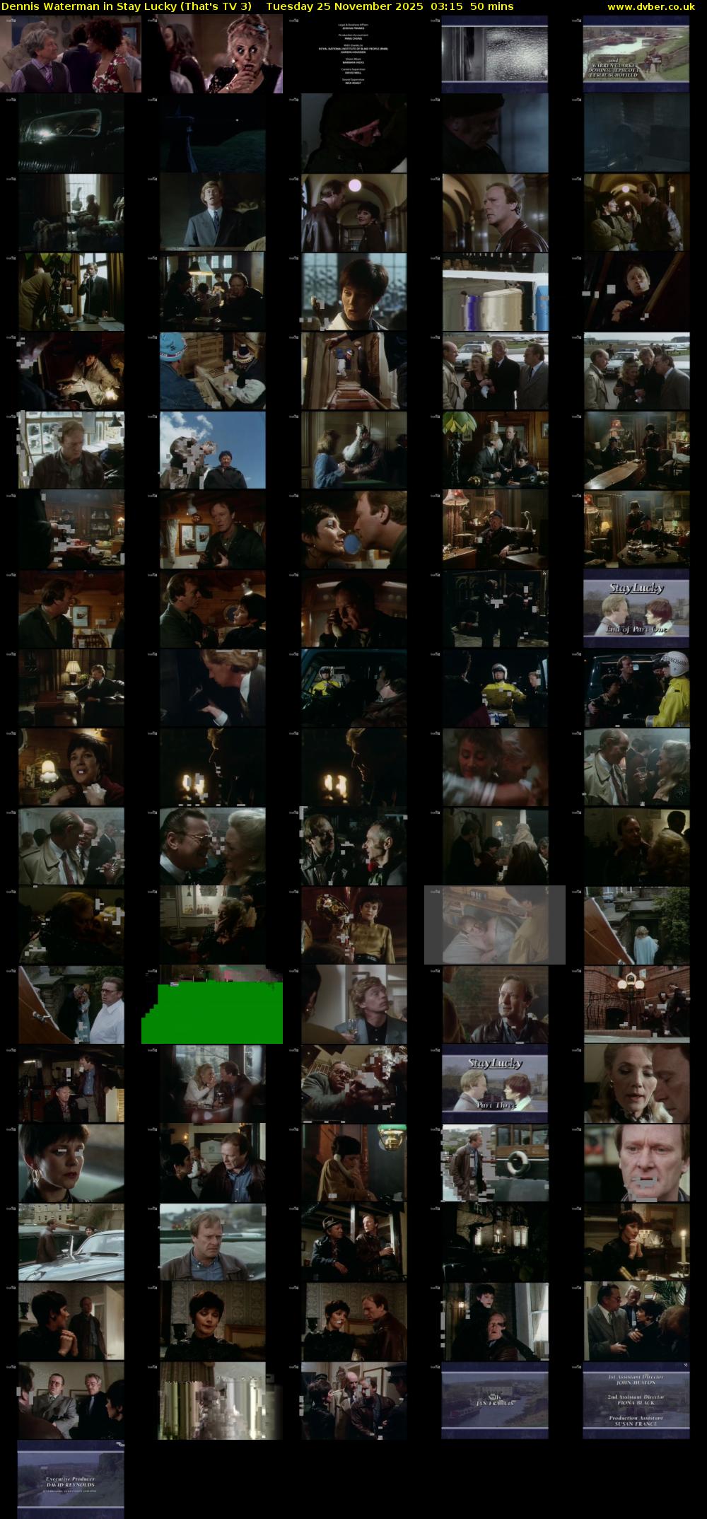 Dennis Waterman in Stay Lucky (That's TV 3) Tuesday 25 November 2025 03:15 - 04:05