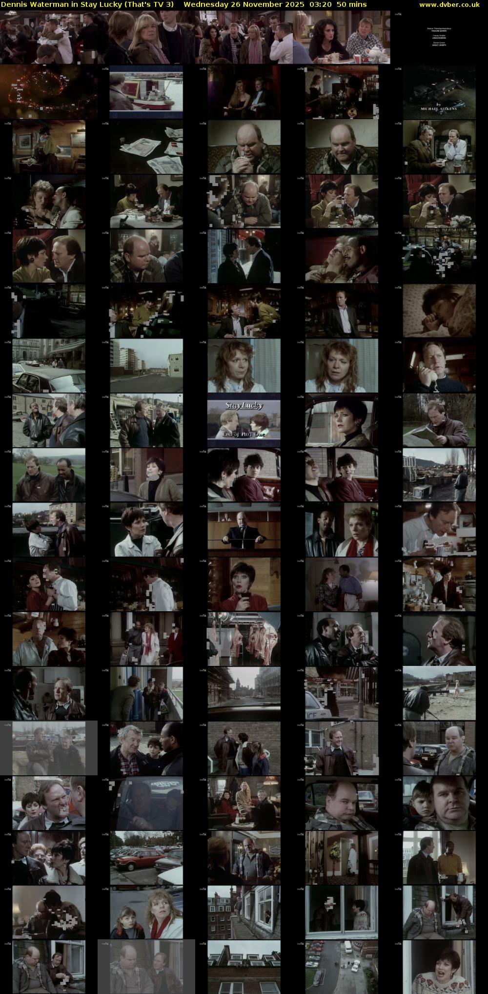 Dennis Waterman in Stay Lucky (That's TV 3) Wednesday 26 November 2025 03:20 - 04:10