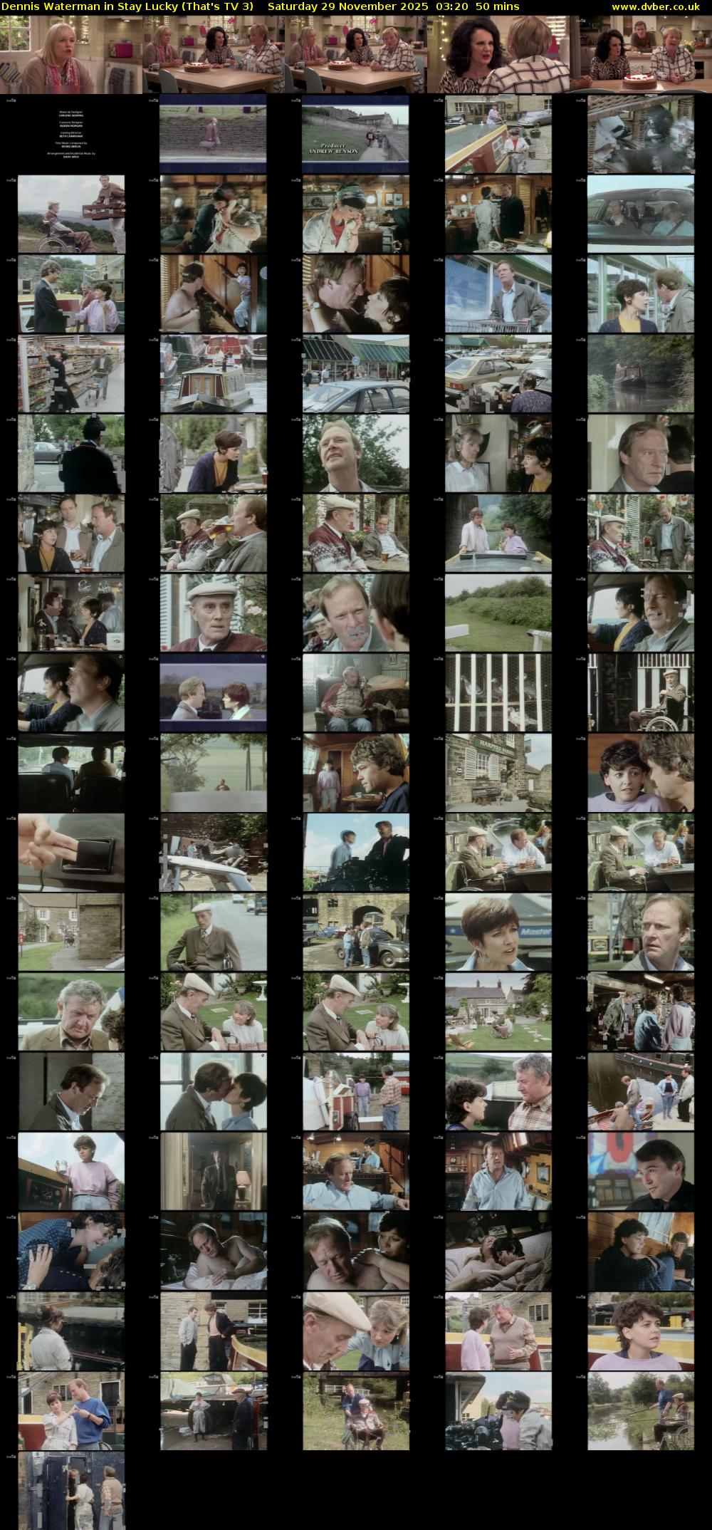 Dennis Waterman in Stay Lucky (That's TV 3) Saturday 29 November 2025 03:20 - 04:10