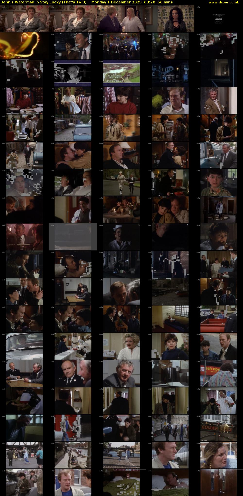 Dennis Waterman in Stay Lucky (That's TV 3) Monday 1 December 2025 03:20 - 04:10