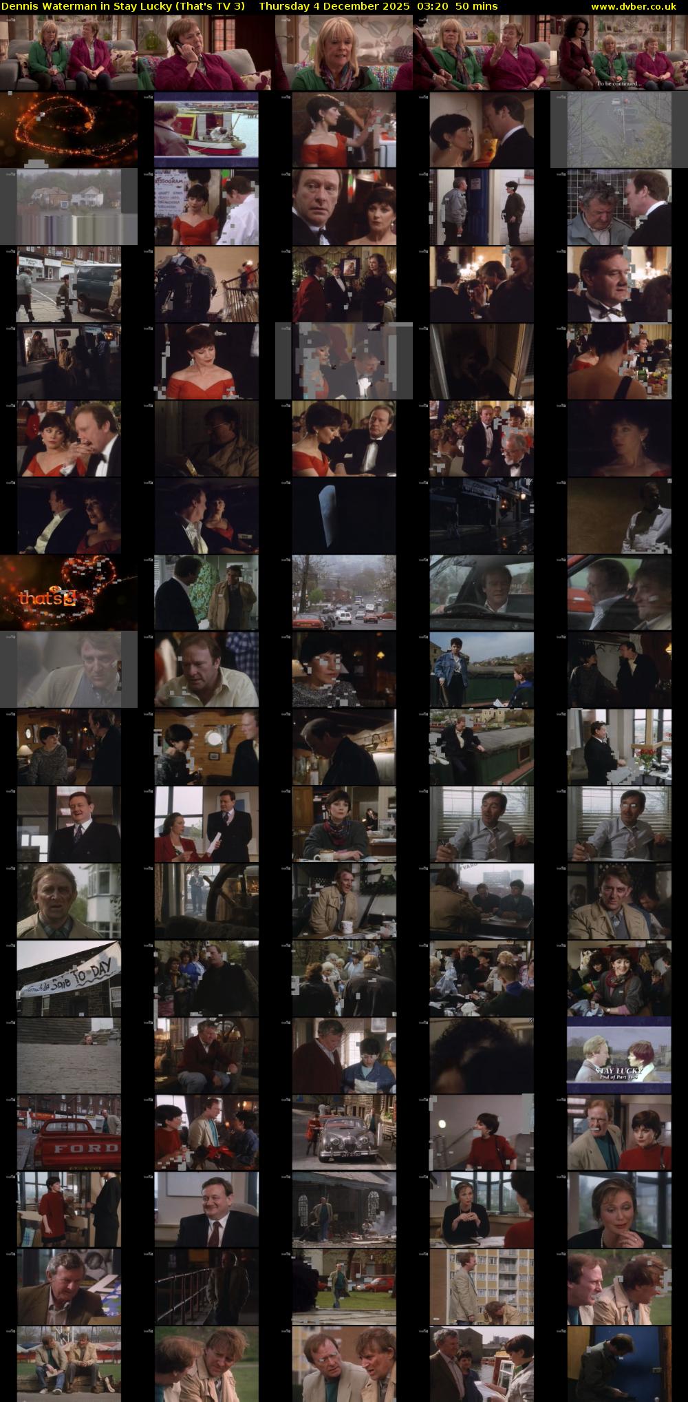 Dennis Waterman in Stay Lucky (That's TV 3) Thursday 4 December 2025 03:20 - 04:10