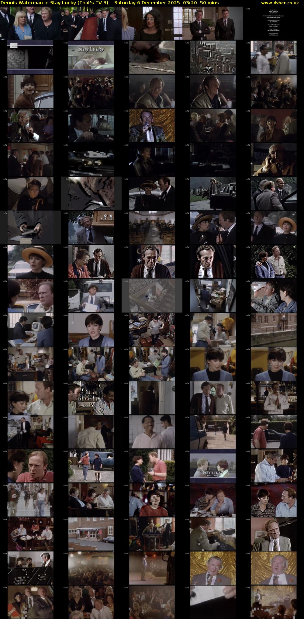 Dennis Waterman in Stay Lucky (That's TV 3) Saturday 6 December 2025 03:20 - 04:10