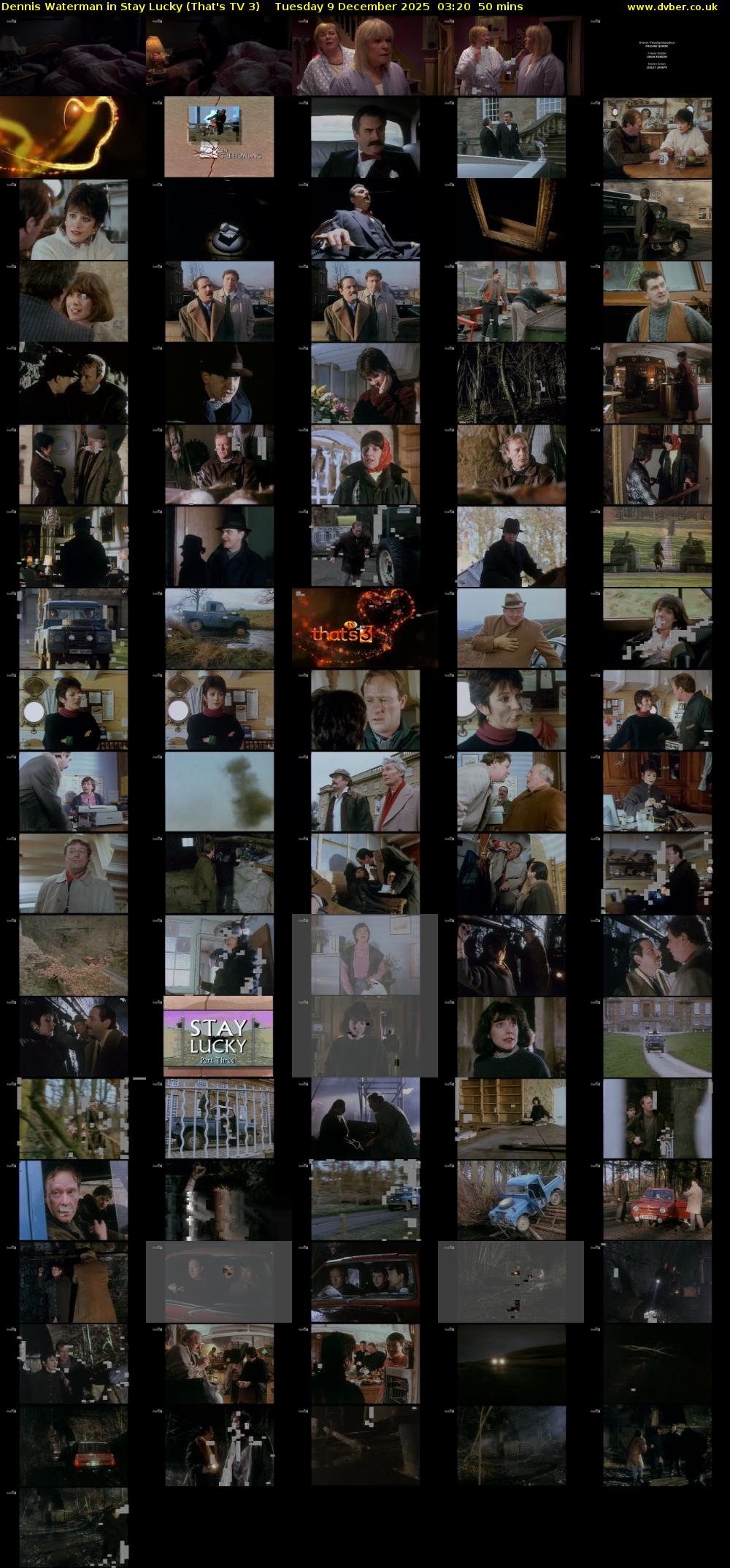 Dennis Waterman in Stay Lucky (That's TV 3) Tuesday 9 December 2025 03:20 - 04:10