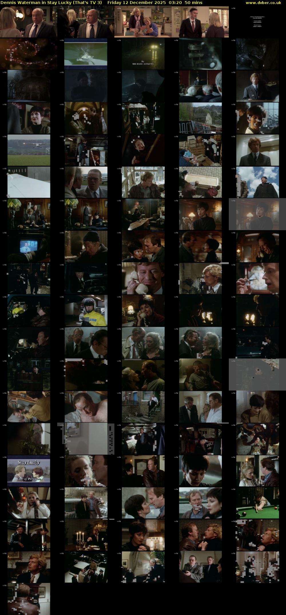 Dennis Waterman in Stay Lucky (That's TV 3) Friday 12 December 2025 03:20 - 04:10