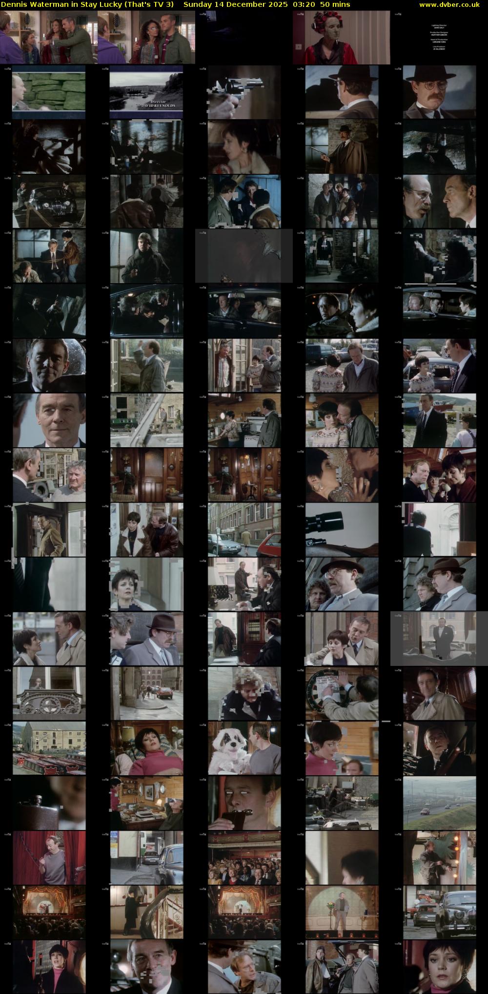 Dennis Waterman in Stay Lucky (That's TV 3) Sunday 14 December 2025 03:20 - 04:10