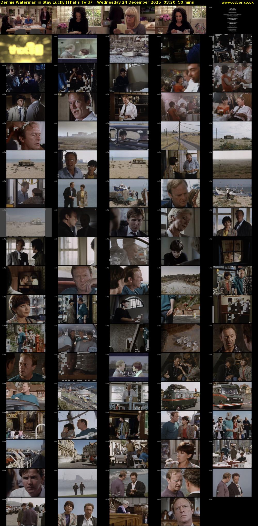 Dennis Waterman in Stay Lucky (That's TV 3) Wednesday 24 December 2025 03:20 - 04:10