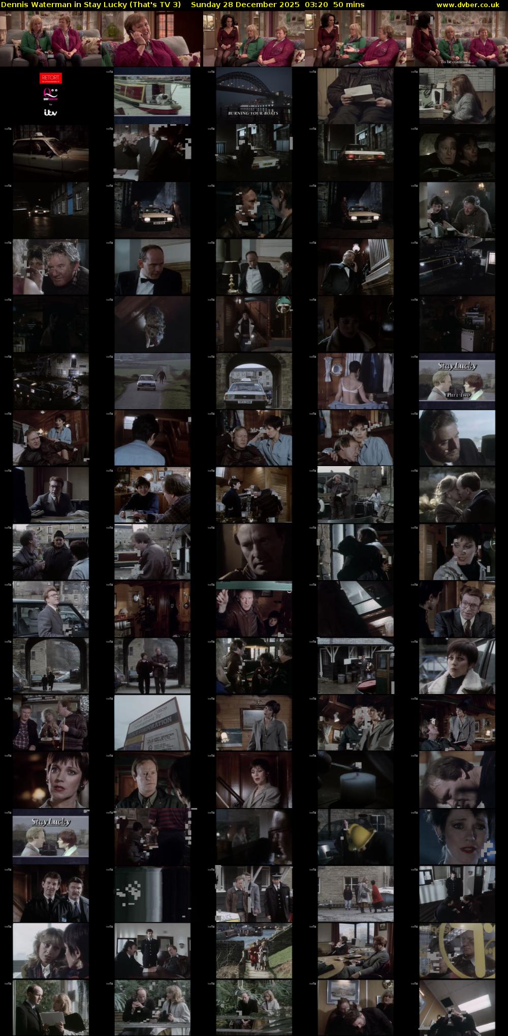 Dennis Waterman in Stay Lucky (That's TV 3) Sunday 28 December 2025 03:20 - 04:10