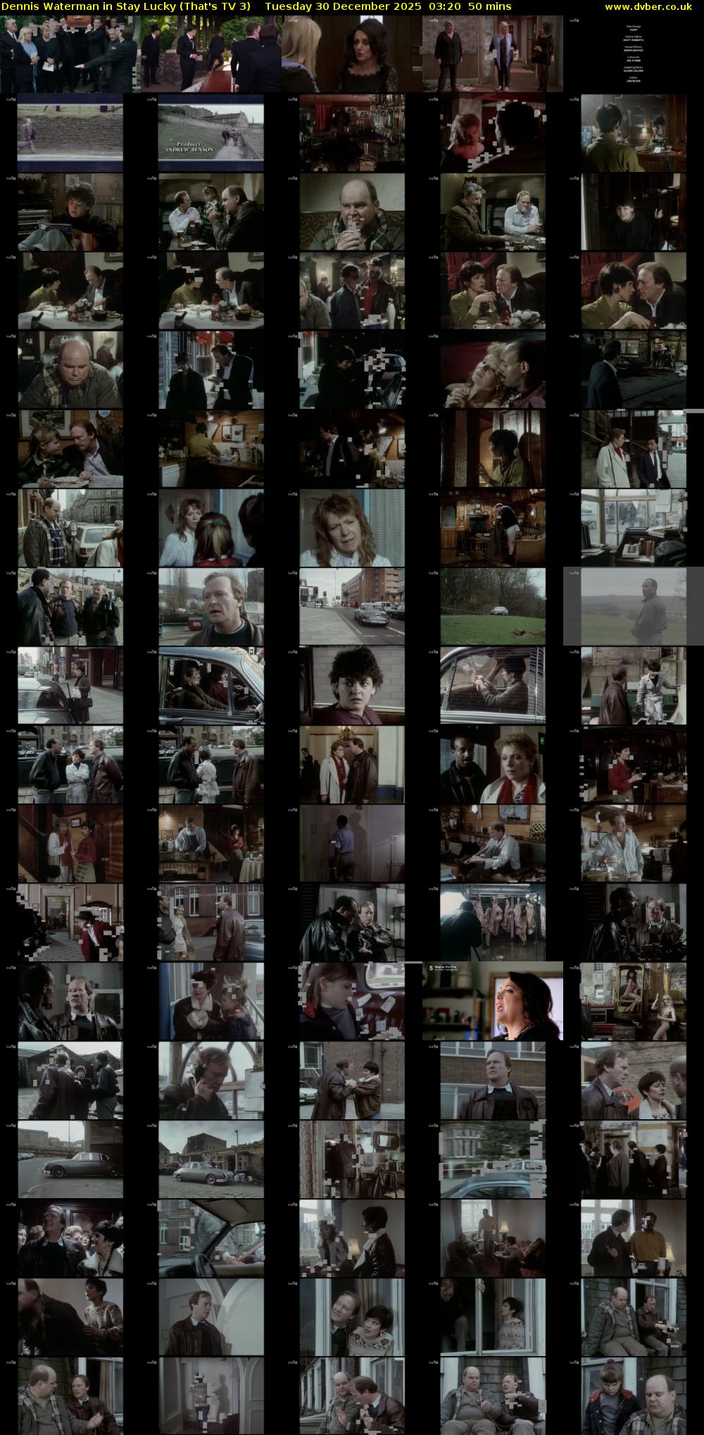 Dennis Waterman in Stay Lucky (That's TV 3) Tuesday 30 December 2025 03:20 - 04:10