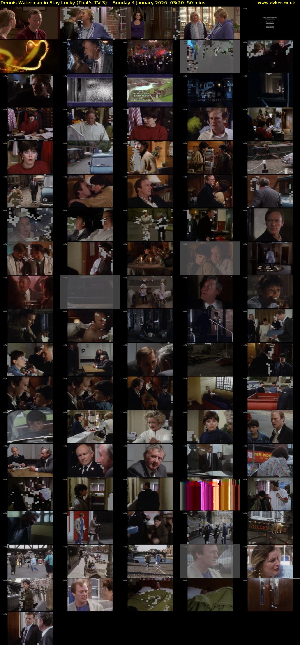 Dennis Waterman in Stay Lucky (That's TV 3) Sunday 4 January 2026 03:20 - 04:10