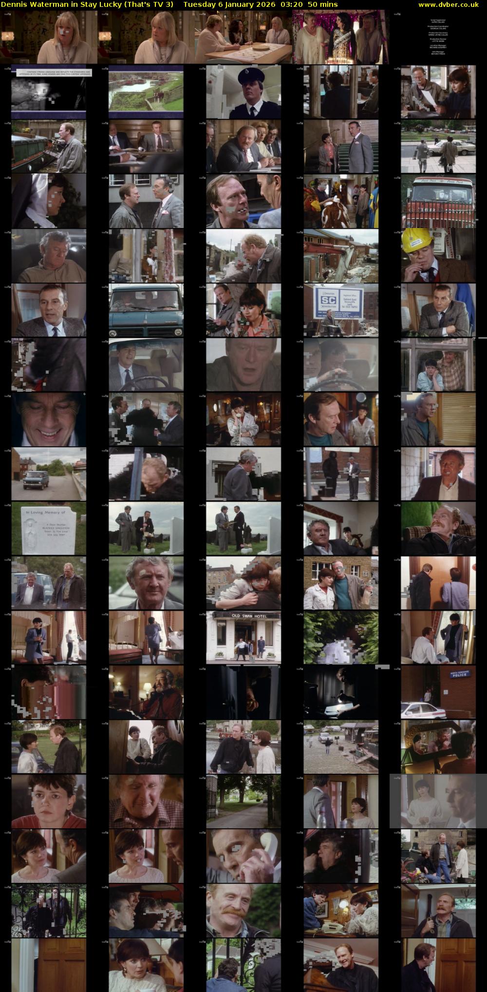 Dennis Waterman in Stay Lucky (That's TV 3) Tuesday 6 January 2026 03:20 - 04:10